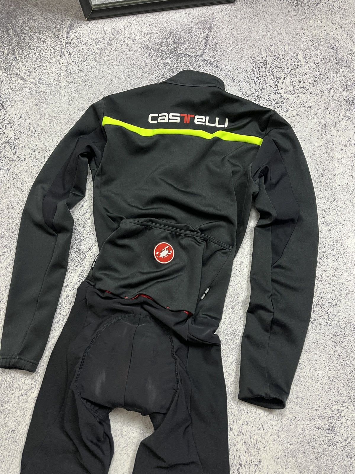 Other Castelli Cycling Jersey Thermosuit Gore Rosso Corsa Bibs Size US L / EU 52-54 / 3 - 15 Thumbnail