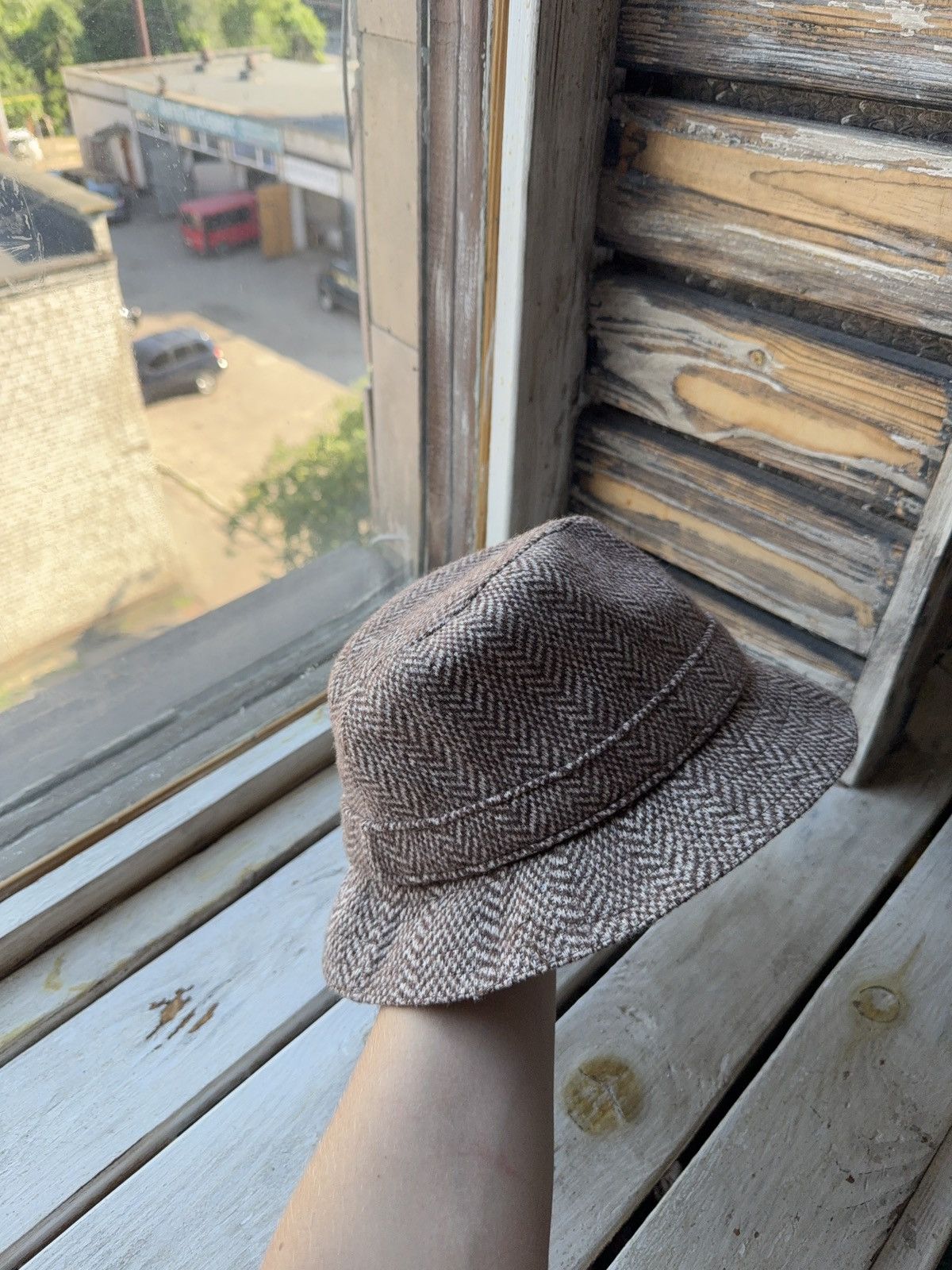 Kangol Kangol Heritage Wool Herringbone Trilby Hat – Size L Size ONE SIZE - 3 Thumbnail
