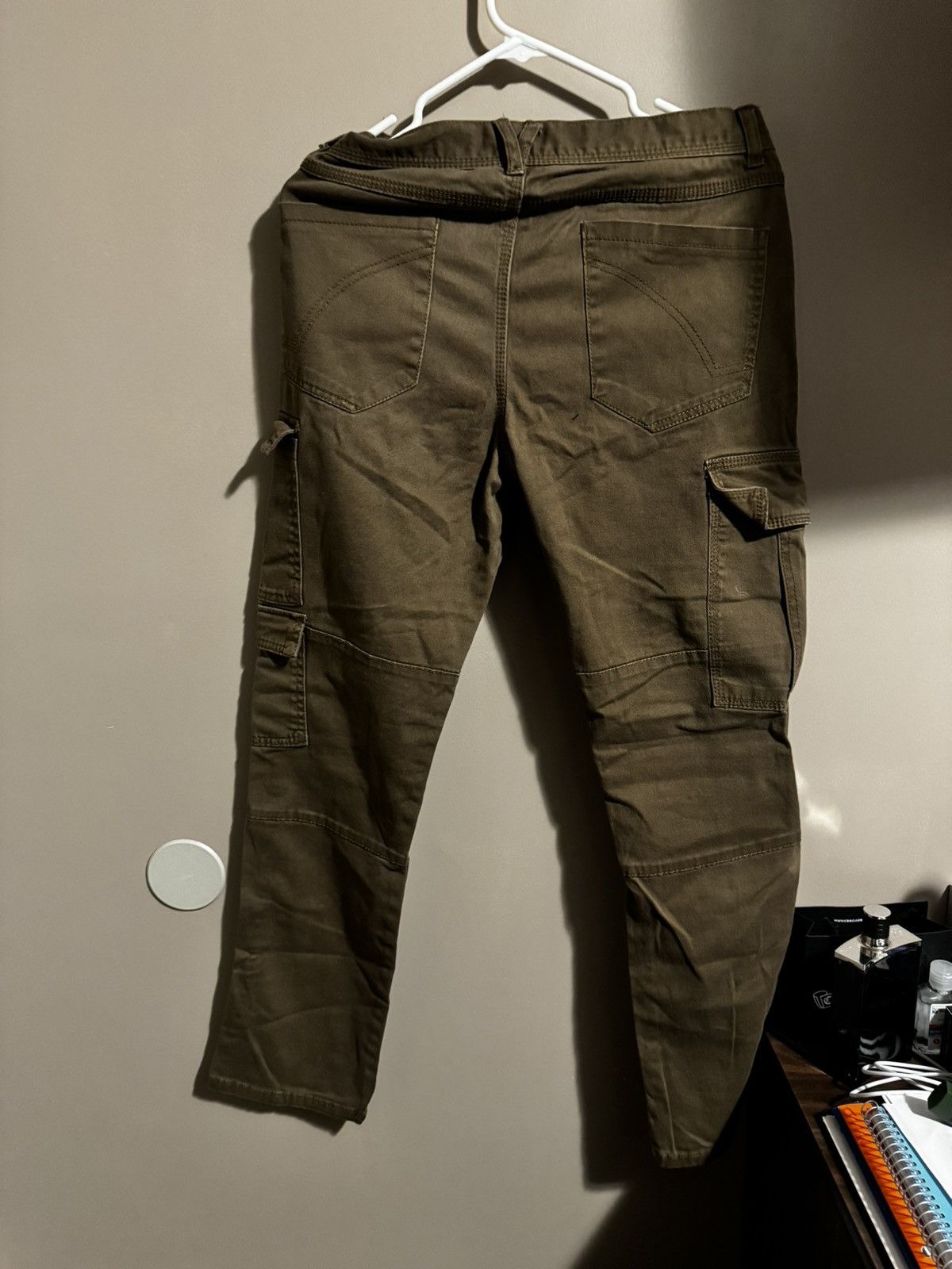 Travis Scott Ring of Fire Brown Slim Cargos Size US 31 - 2 Thumbnail