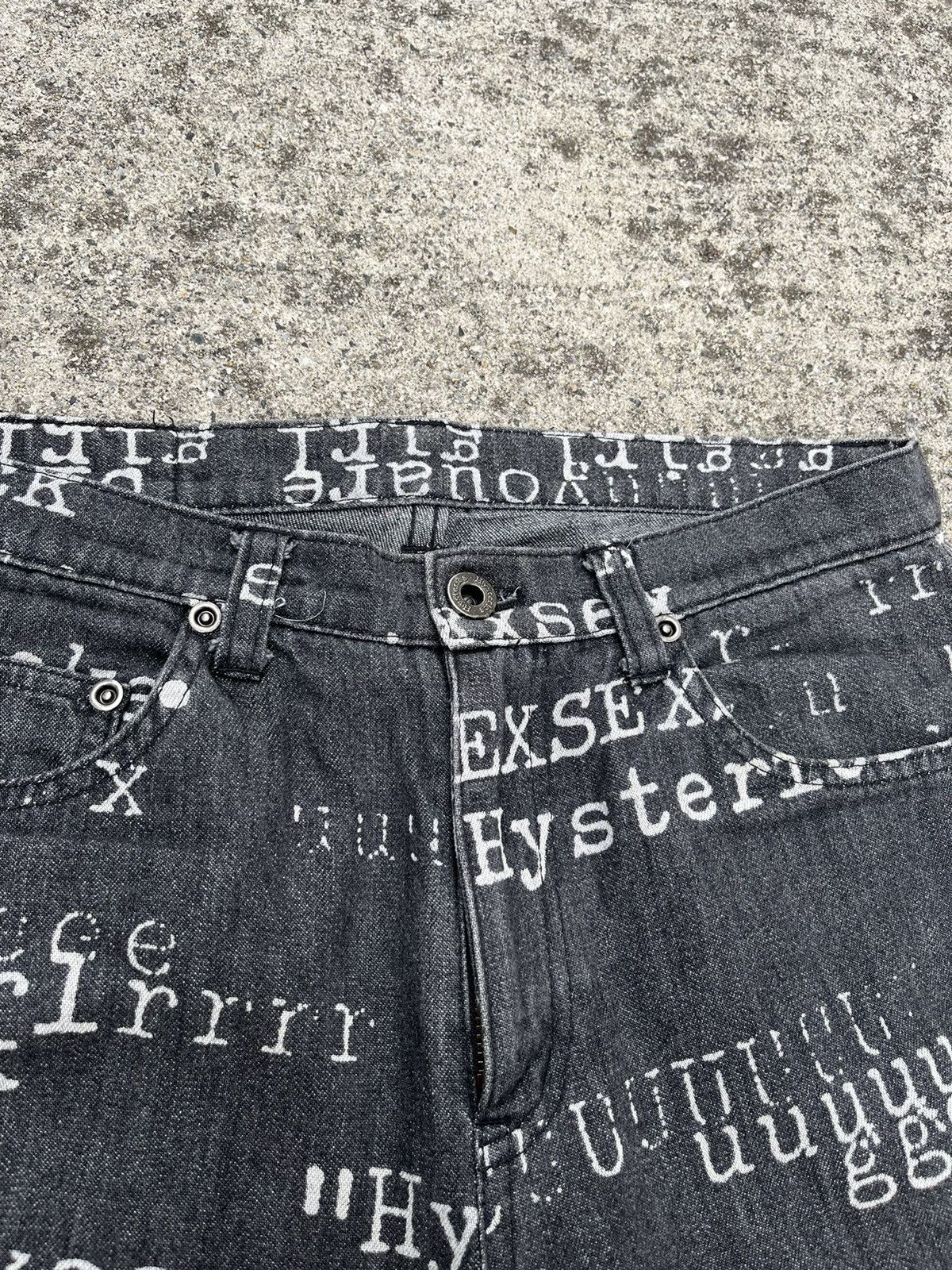 Hysteric Glamour 00s Hysteric Glamour Sex Denim archive y2k Size US 29 - 4 Thumbnail