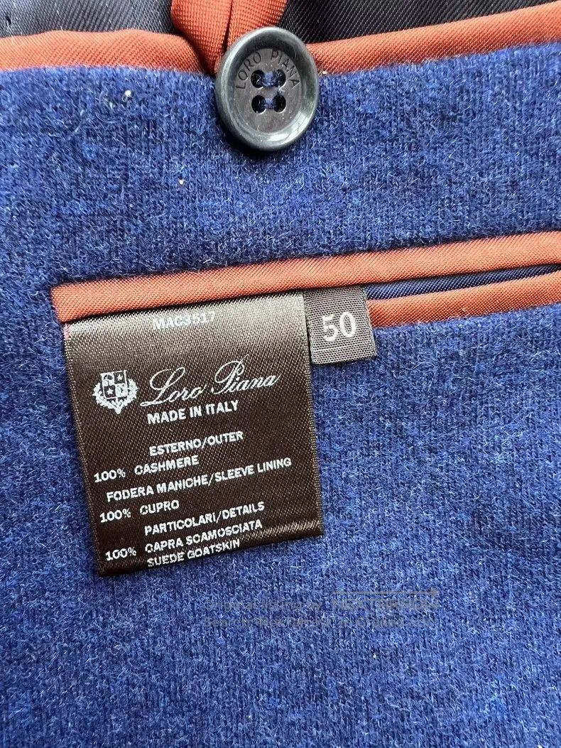 Loro Piana Loro Piana Men's Cashmere Suit Jacket. Size US L / EU 52-54 / 3 - 5 Thumbnail