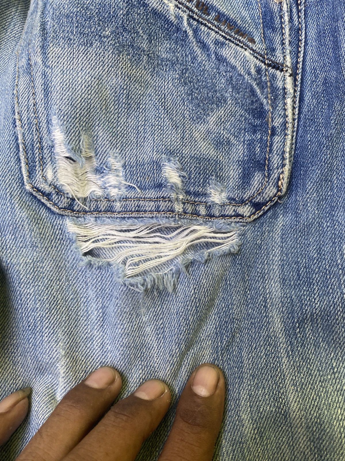Diesel Vintage diesel industry denim Size US 33 - 13 Thumbnail