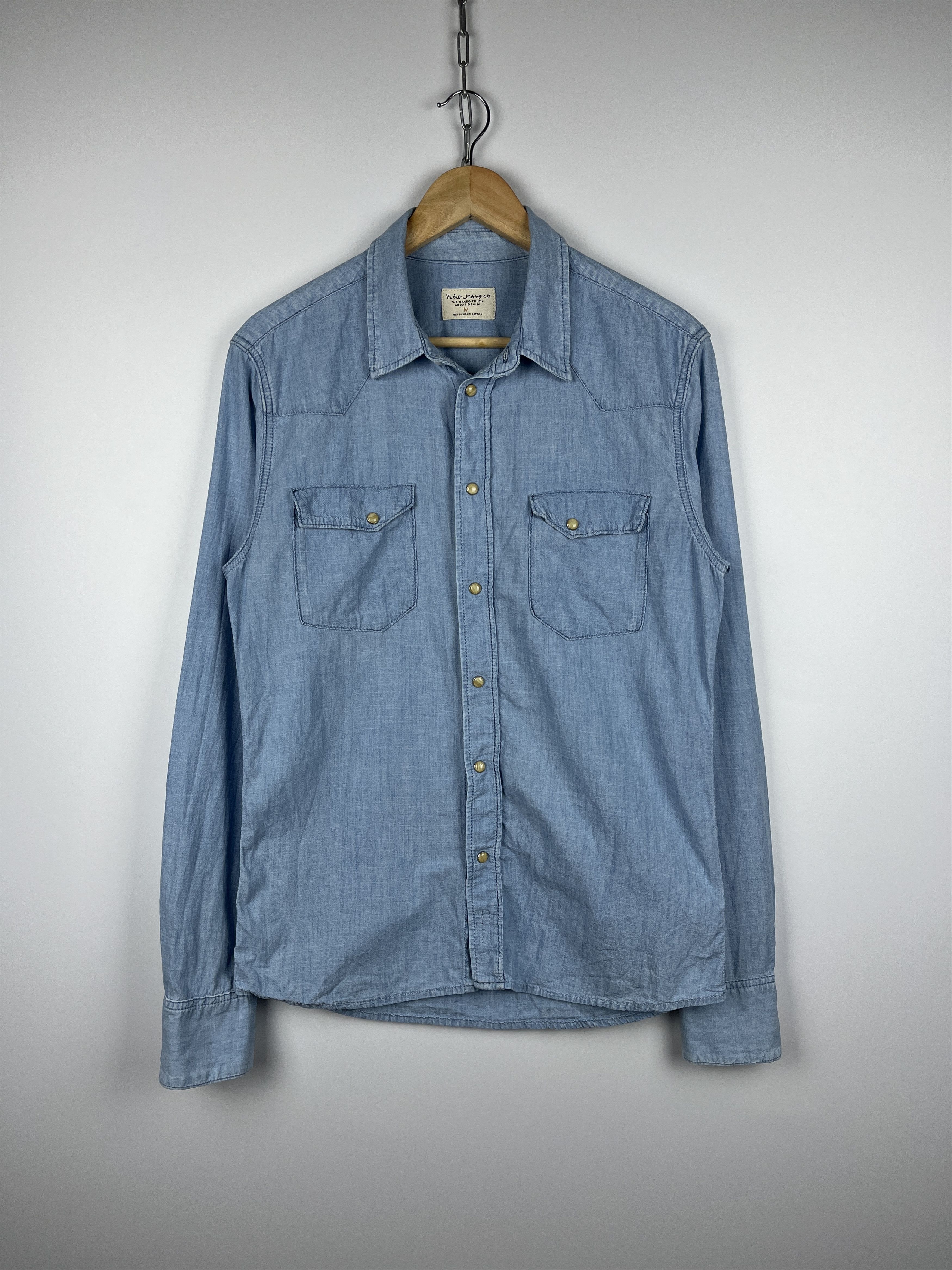 Western Shirt Nudie Jonis Shirt Nudie Jeans Jonis Denim Shirt