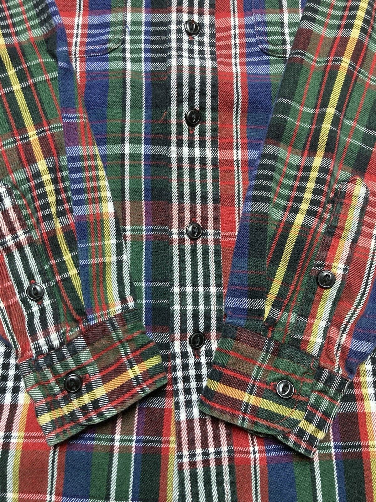 Polo Ralph Lauren × Vintage Polo Ralph Lauren flannel shirt woven cotton thick plaid XL Size US XL / EU 56 / 4 - 2 Thumbnail
