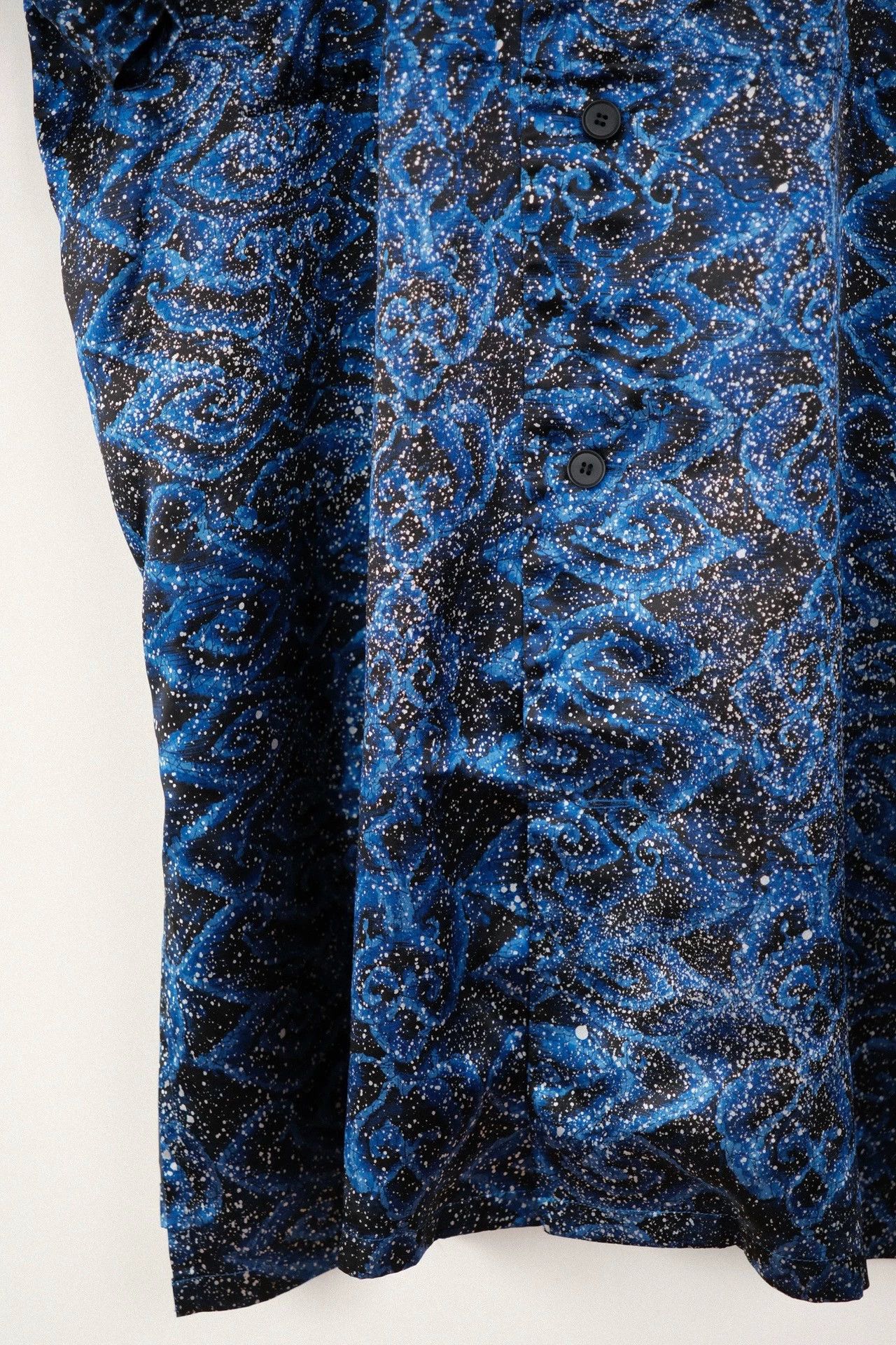 Yohji Yamamoto Yohji Yamamoto 70s Archive Blue Flame Ink Wash Shirt Size US M / EU 48-50 / 2 - 6 Thumbnail