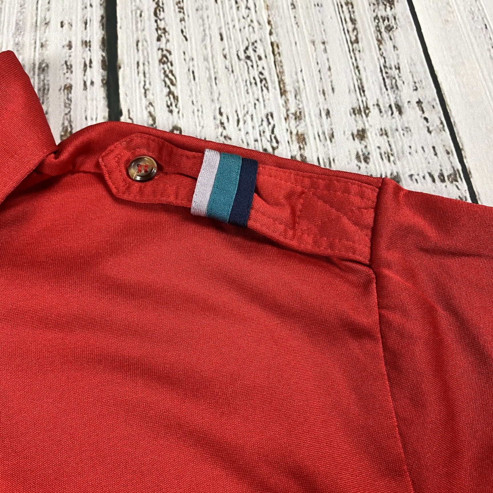 Vintage VTG 70S 80S HARBOR TOWN MENS PILOTS NAUTICAL POLO SHIRT RED BEACH SAILING SZ L Size US L / EU 52-54 / 3 - 3 Thumbnail