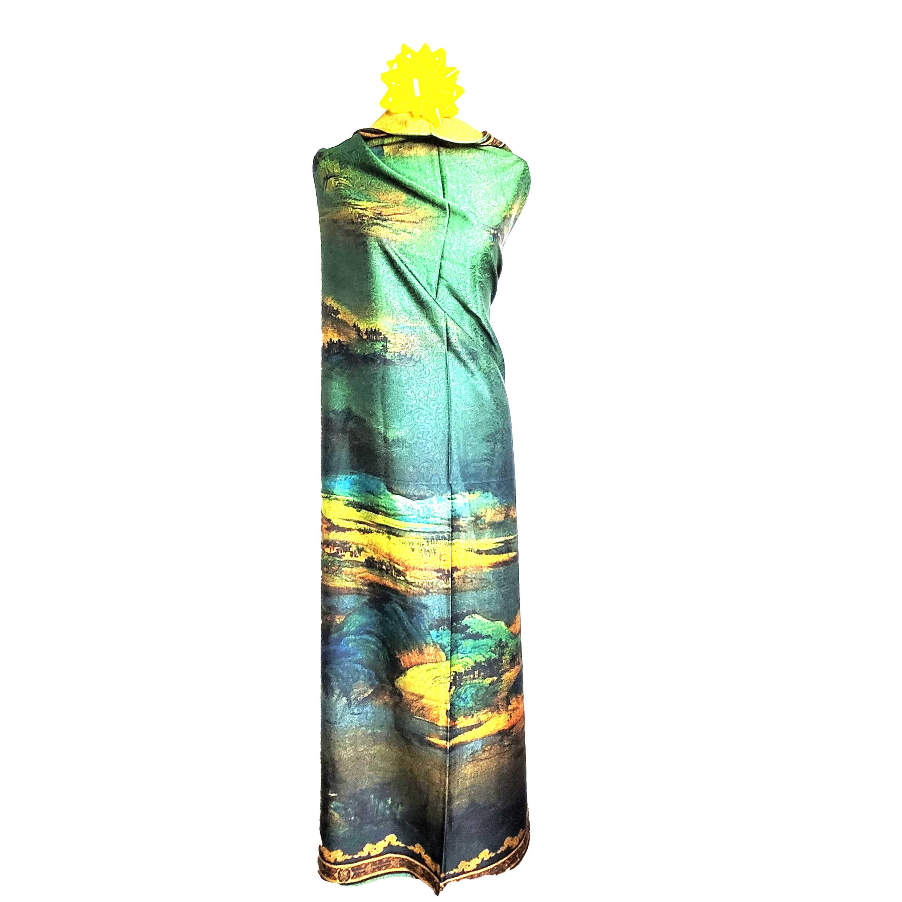 Other NWT Double Sided Silk Scarf 52"x52" Large Square Wrap 3228 Size ONE SIZE - 10 Thumbnail