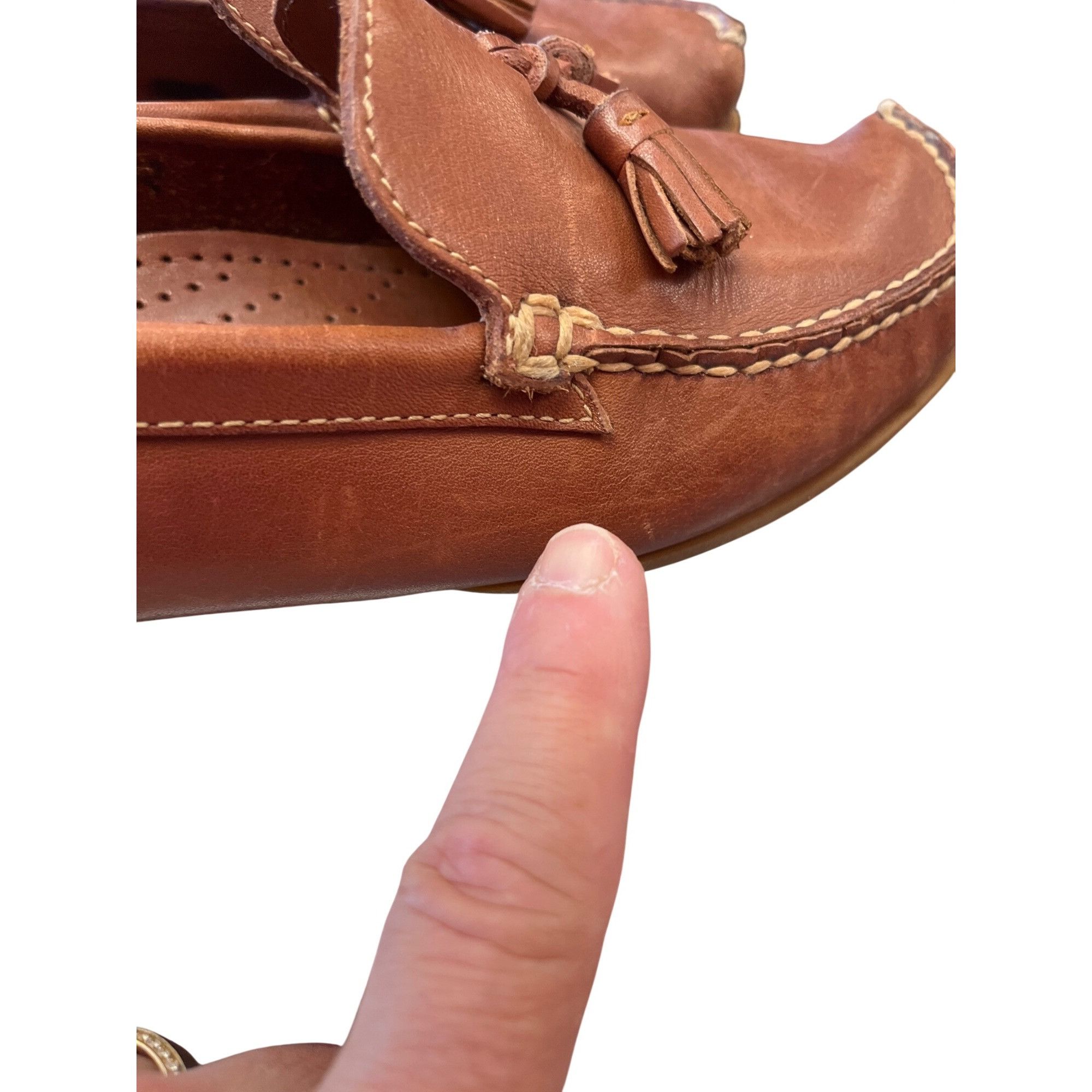Dexter Shoe Company Dexter wms brown leather handmade dress casual loafers sz 8M Size US 8 / IT 38 - 14 Thumbnail