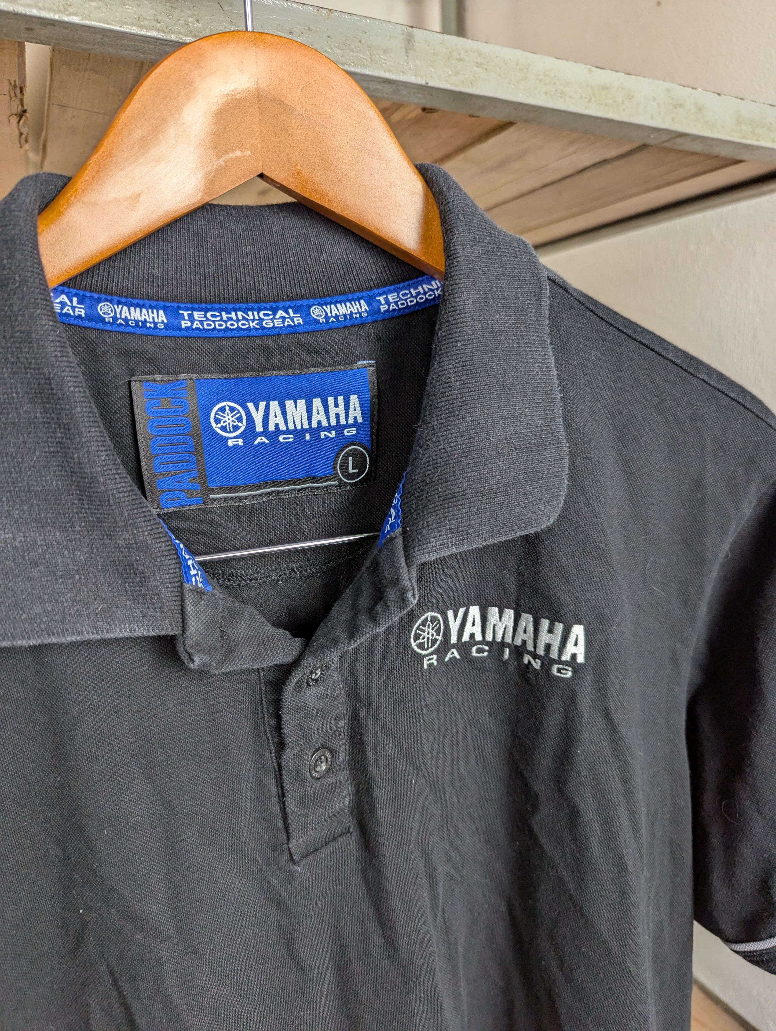 Vintage × Yamaha Yamaha Racing × Yamalube Technical Paddock Polo Shirt Size L Size US L / EU 52-54 / 3 - 3 Thumbnail