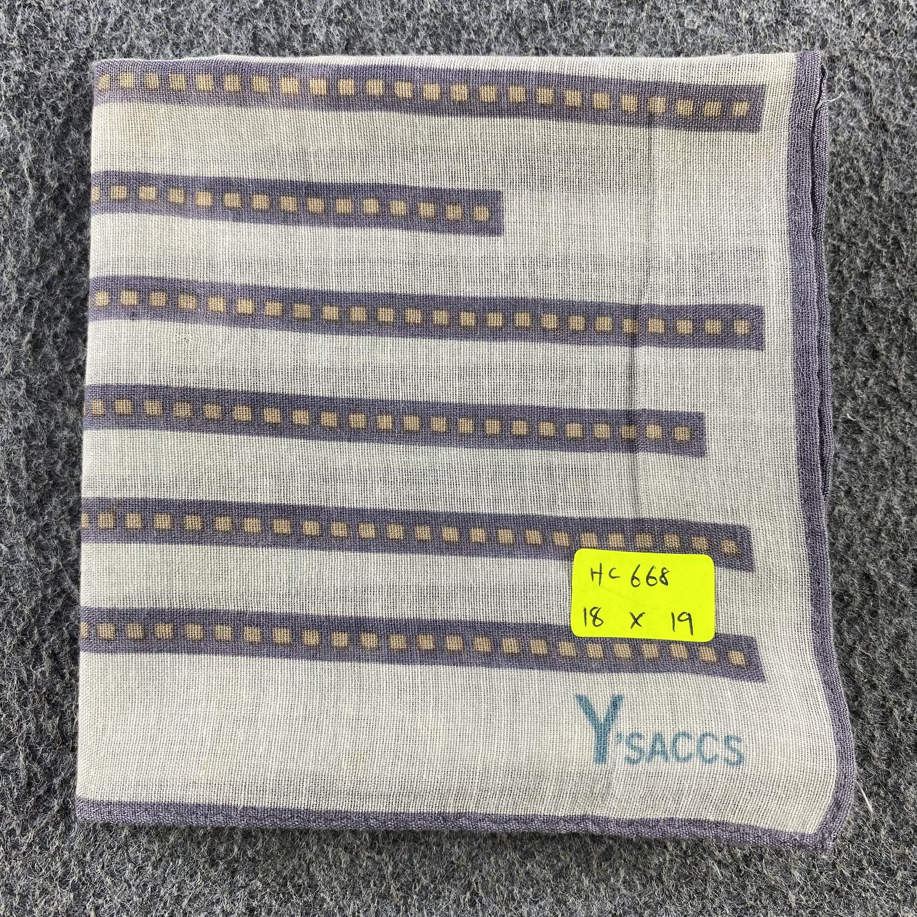 Vintage × Yohji Yamamoto Y'Saccs Handkerchief/Neckerchief/Bandana HC668 Size ONE SIZE - 5 Thumbnail
