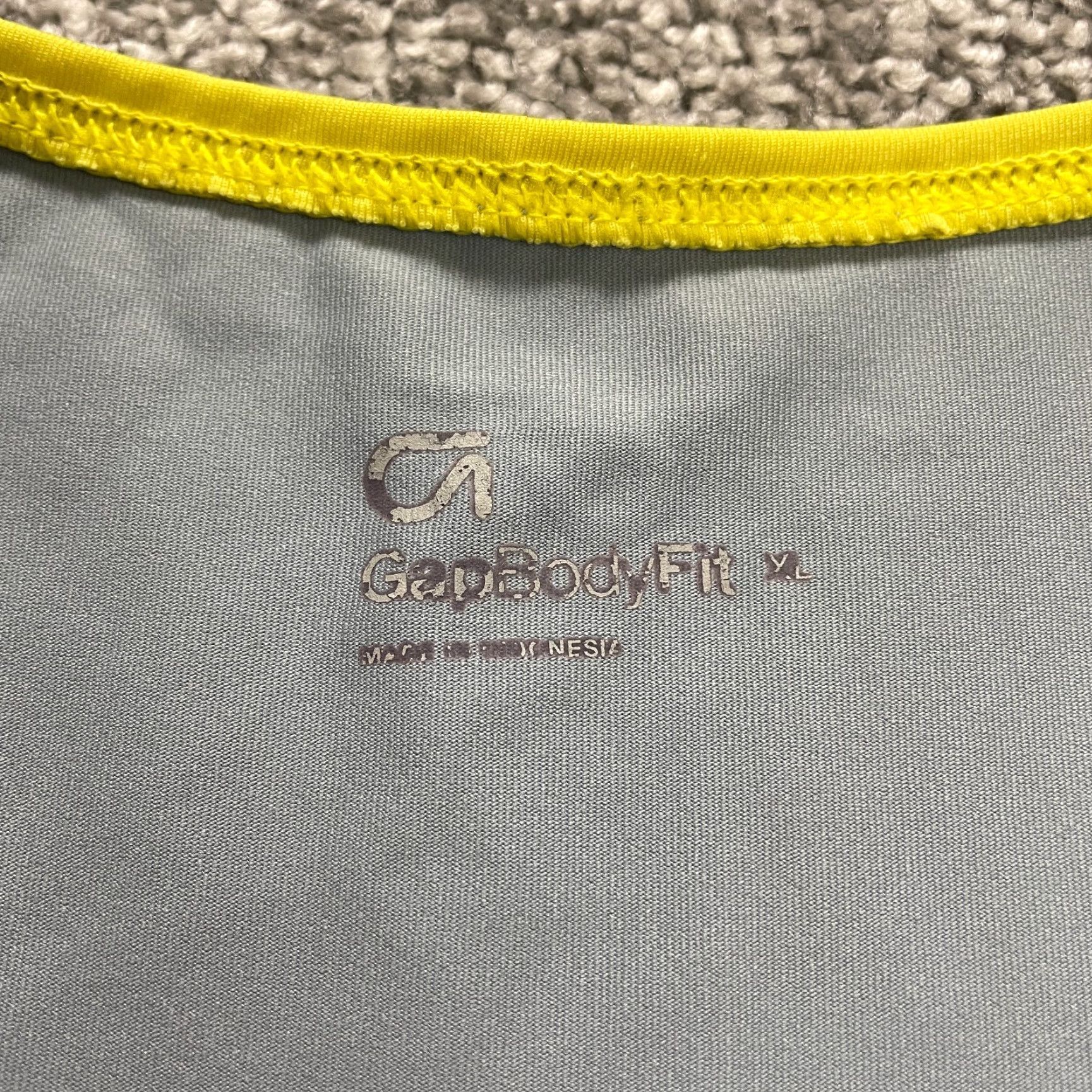 Gap Gap Body Fit Sports Tank Top Womens XL Gray Racerback Halter Athletic Athleisure Size XL / US 12-14 / IT 48-50 - 6 Thumbnail