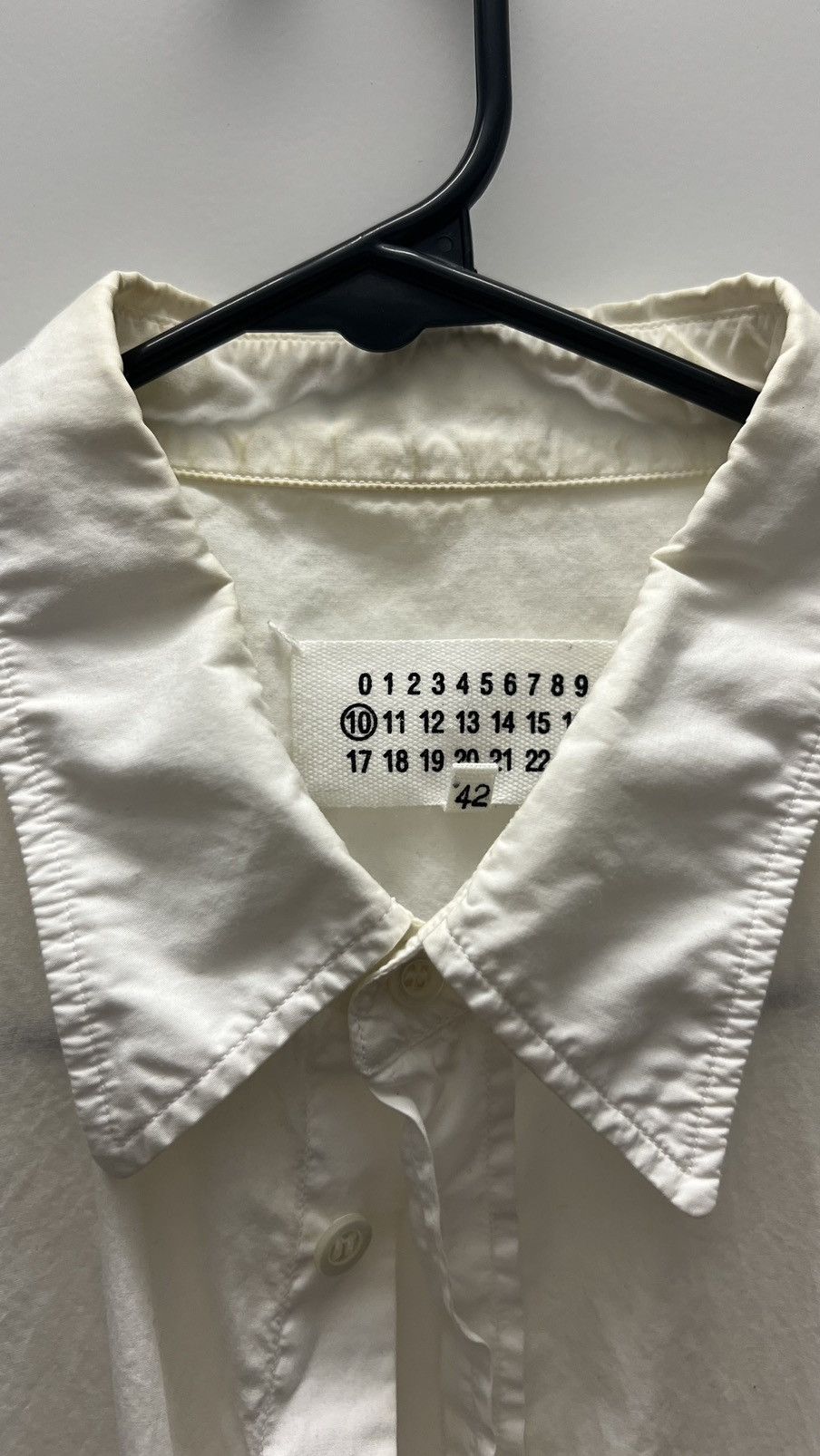 Maison Margiela Maison Margiela White Button-Up Size US L / EU 52-54 / 3 - 2 Thumbnail