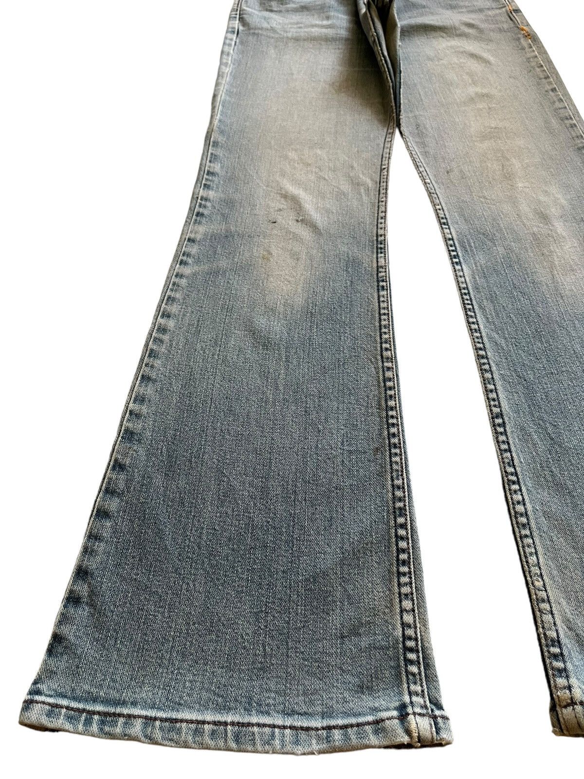 Levi's × Levi's Vintage Clothing Vintage 90s Levis Light Wash Style Distressed Flare Jeans Size US 26 / EU 42 - 6 Thumbnail