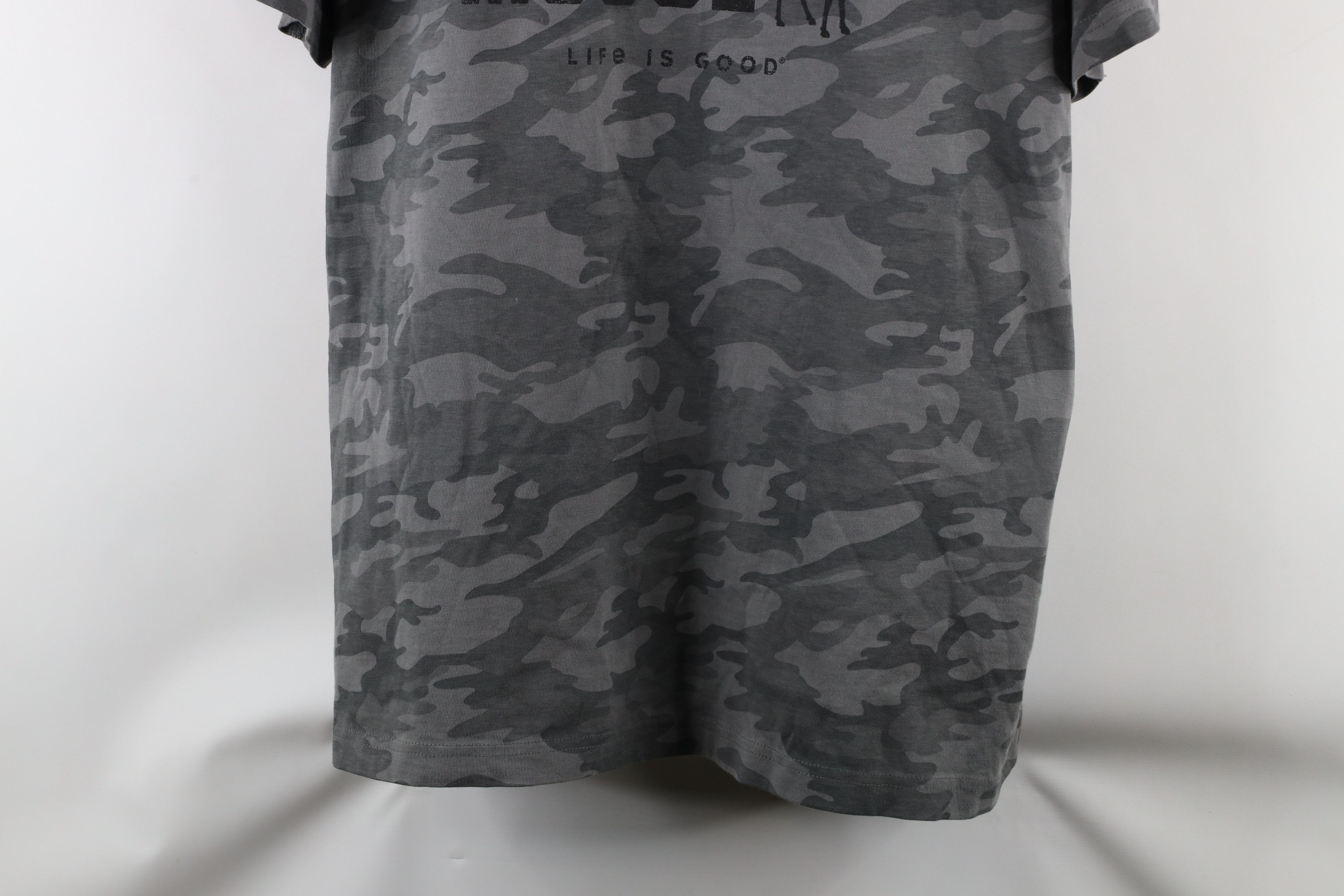 Life is Good × Vintage Life Is Good Buck Buck Moose Camouflage Short Sleeve T-Shirt Size US XXL / EU 58 / 5 - 3 Thumbnail