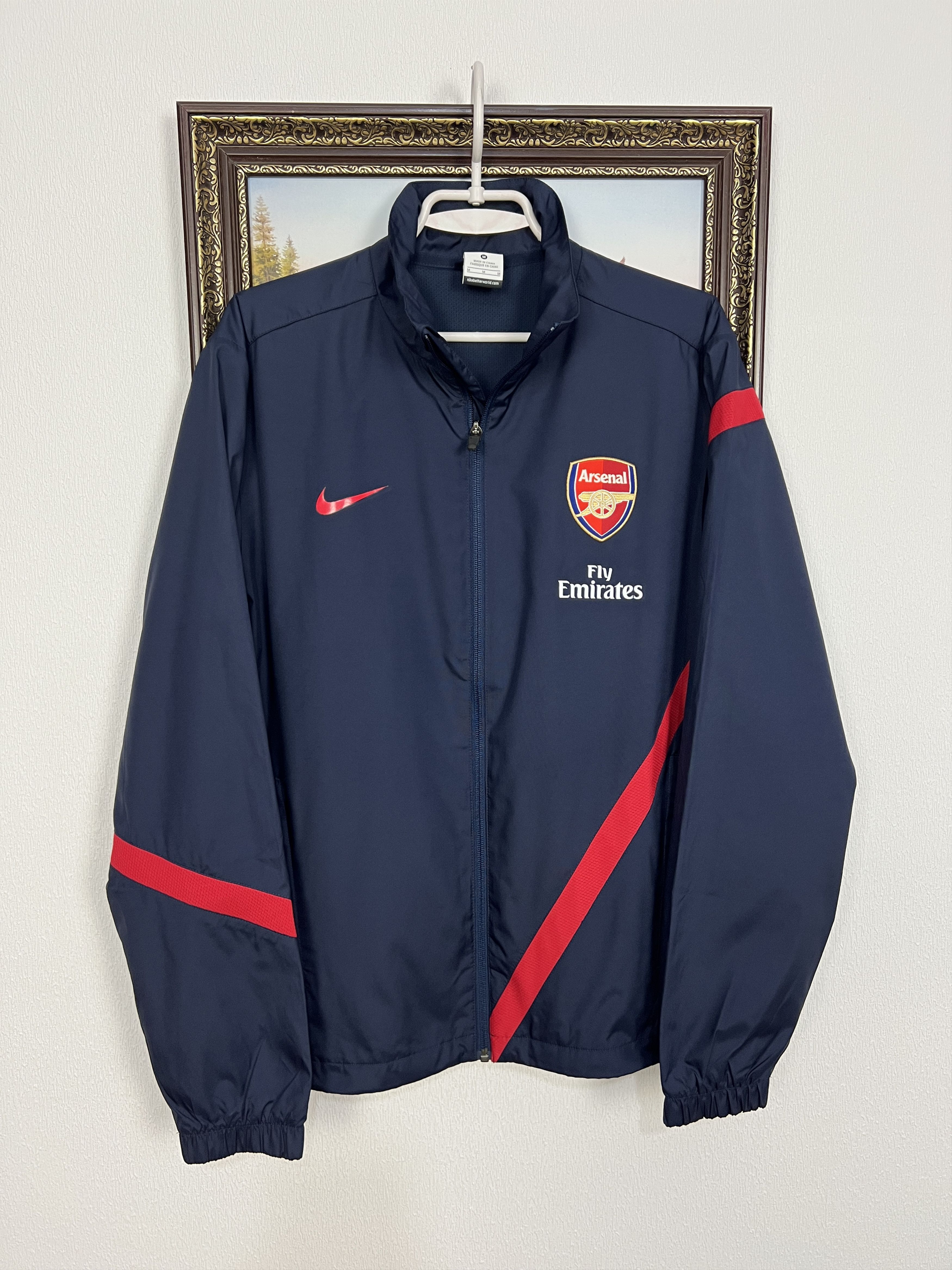 Nike Vintage Arsenal Football Jacket Soccer Track Top Zip Gunners Size US M / EU 48-50 / 2 - 1 Thumbnail
