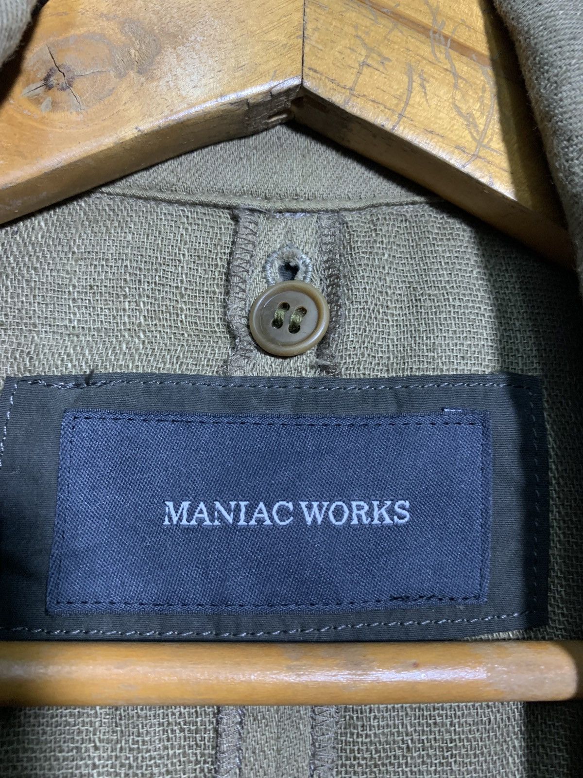 Le Grande Bleu (L.G.B.) 🔥MANIAC WORKS DOUBLE LAYER JACKETS WAXED Size US L / EU 52-54 / 3 - 8 Thumbnail