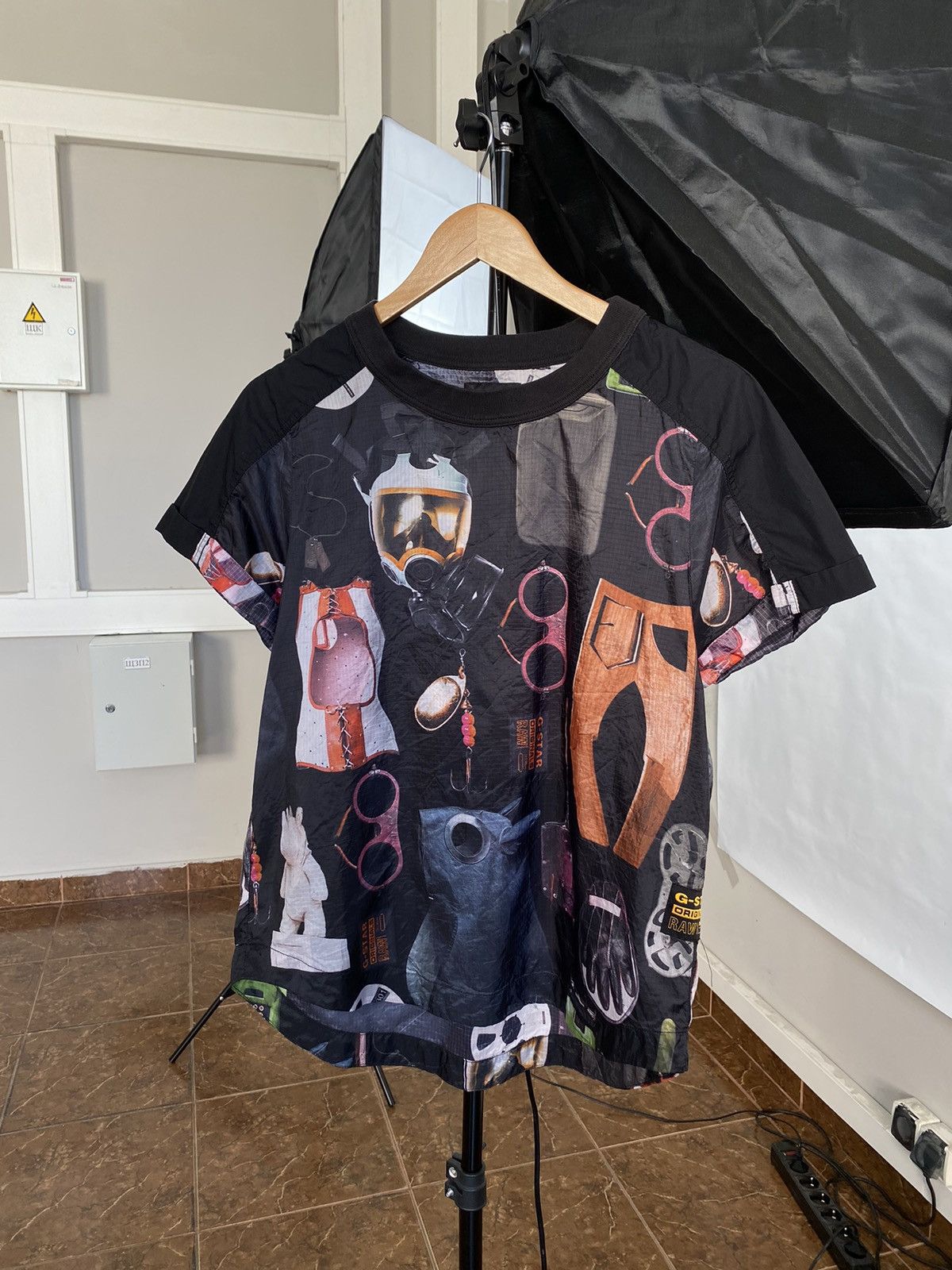 G-Star G Star Raw Nylon BDSM women t-shirt Y2K cw21 hype rare retro Size S / US 4 / IT 40 - 1 Thumbnail