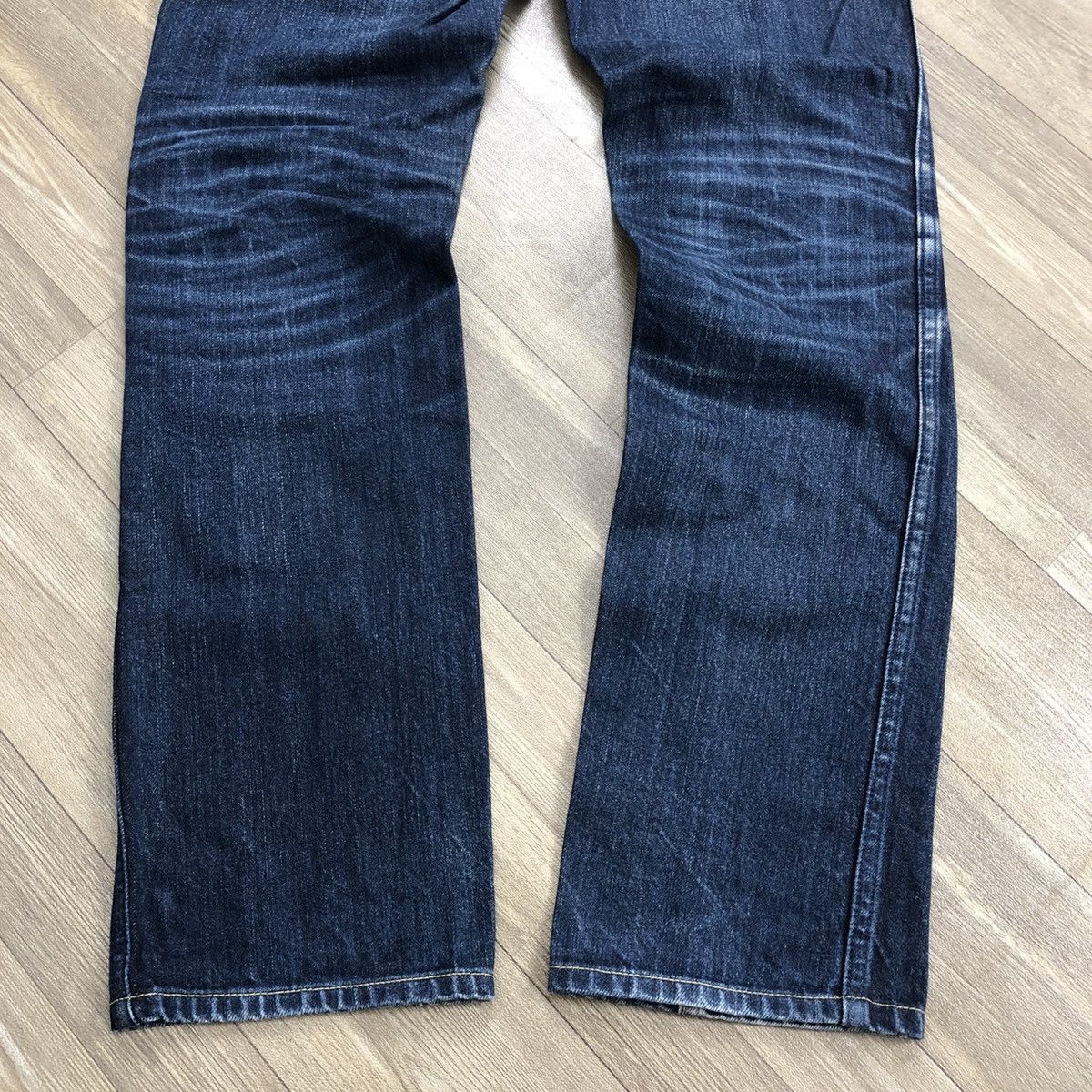Blue Blue Japan × Japanese Brand × Vintage Vintage Blue Blue Japan Faded Jeans Size US 30 / EU 46 - 11 Thumbnail