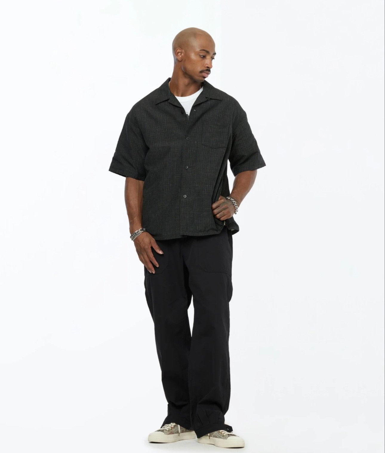 Visvim ict Wallis down shirt size2 Black