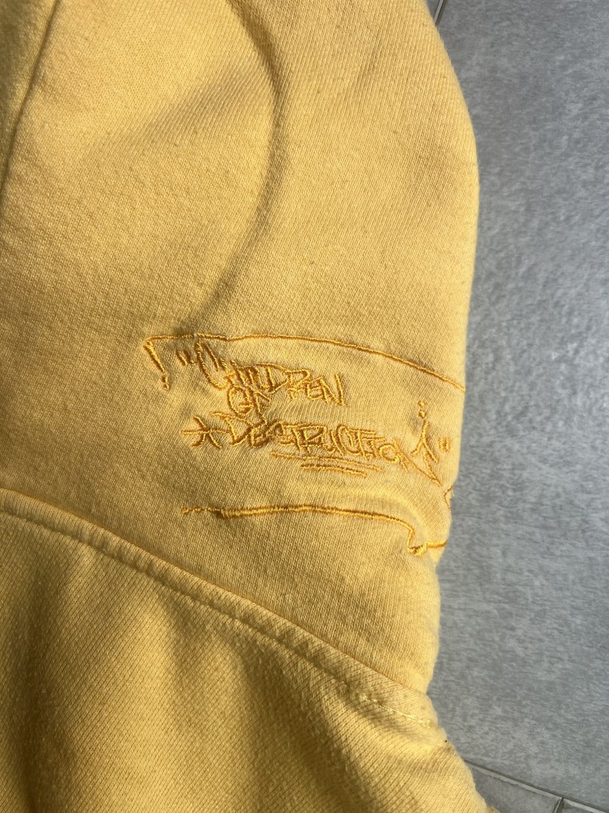 Supreme Archival Supreme x Phase 2 Graffiti Sleeve Zip-Up - Yellow Size US L / EU 52-54 / 3 - 3 Thumbnail