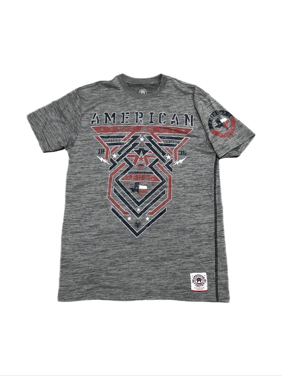 Affliction × Vintage Y2K MMA American Fighter Texas Performance Tee Size US L / EU 52-54 / 3 - 1 Thumbnail