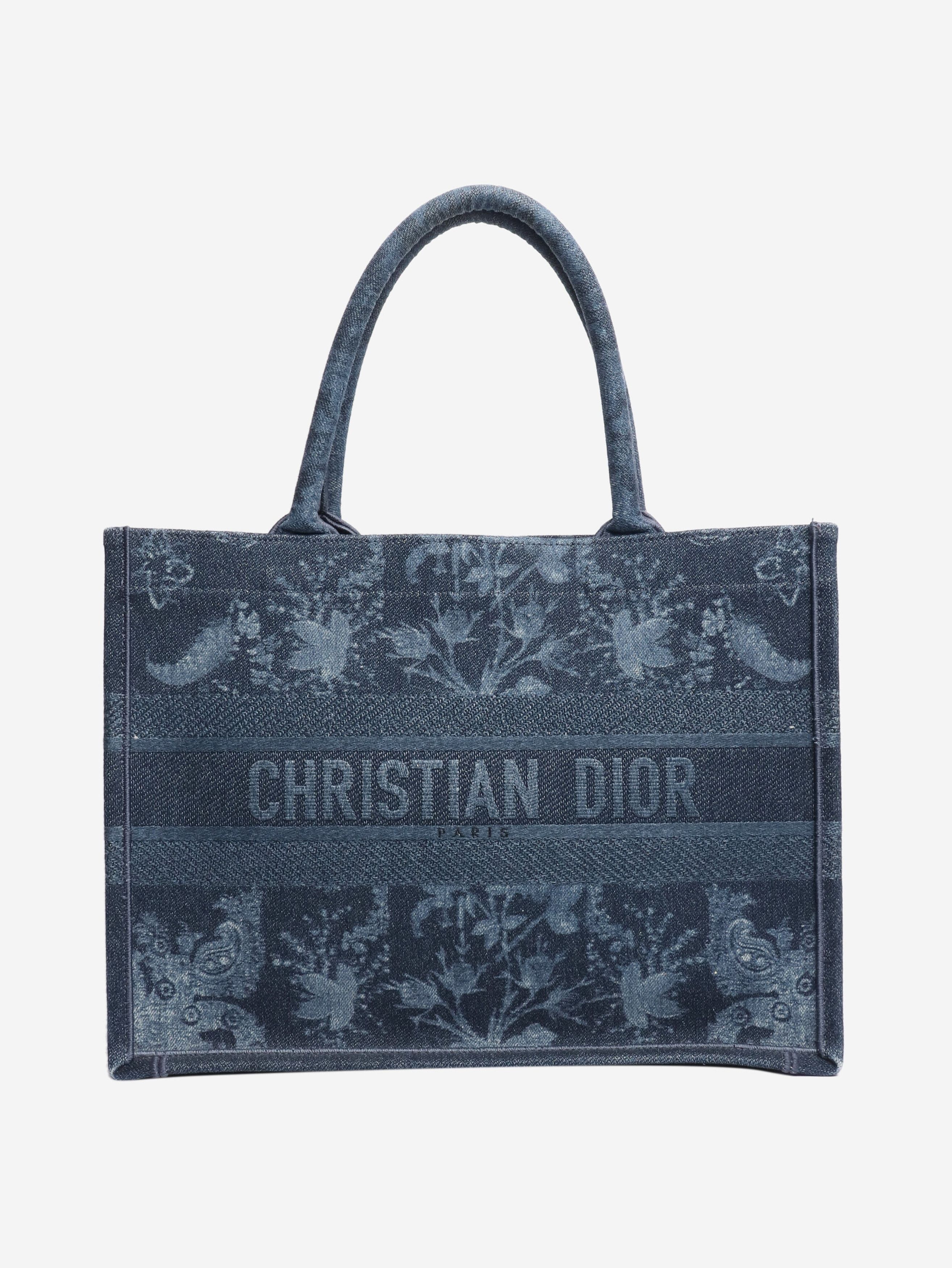 Dior Blue 2021 medium denim Book Tote Size ONE SIZE - 1 Thumbnail
