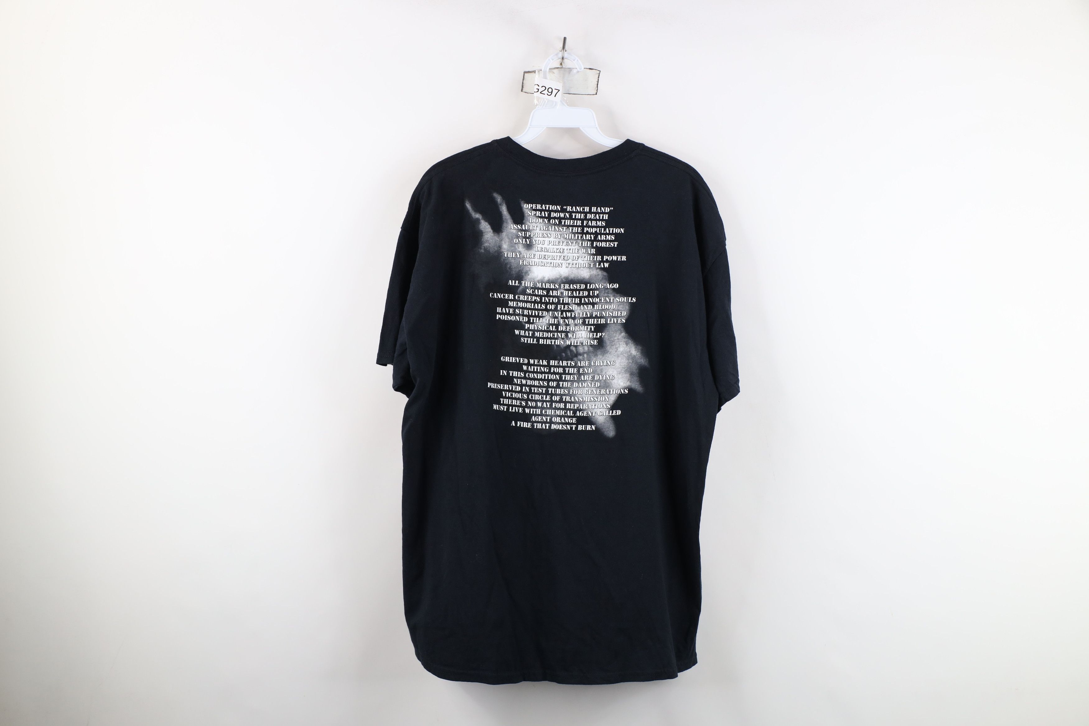 Vintage Retro Y2K Spell Agent Orange Sodom Band Short Sleeve T-Shirt Size US XL / EU 56 / 4 - 14 Thumbnail