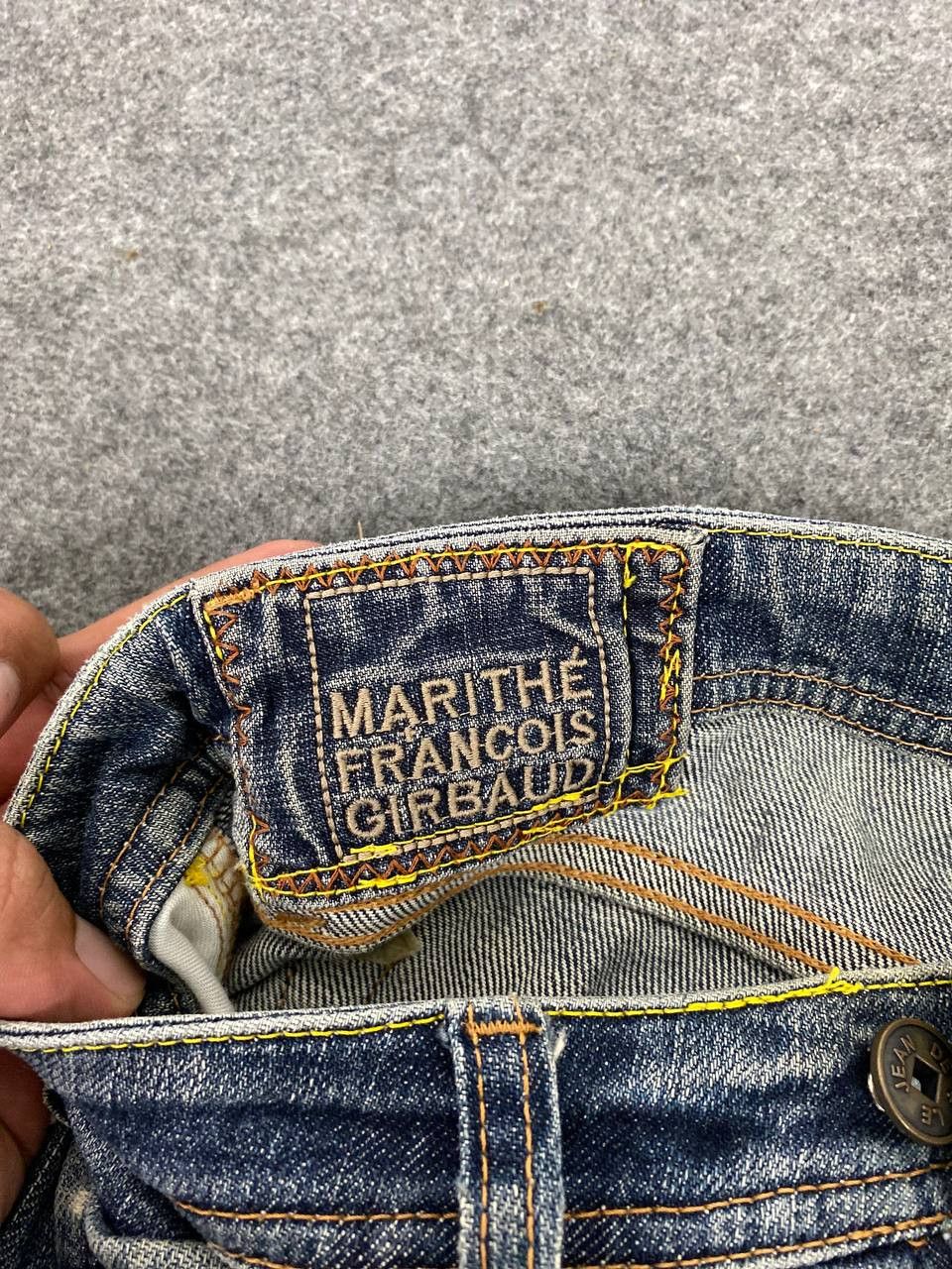Marithe + Francois Girbaud marithe francois girbaud bootcut flare distressed denim Size US 32 / EU 48 - 11 Thumbnail