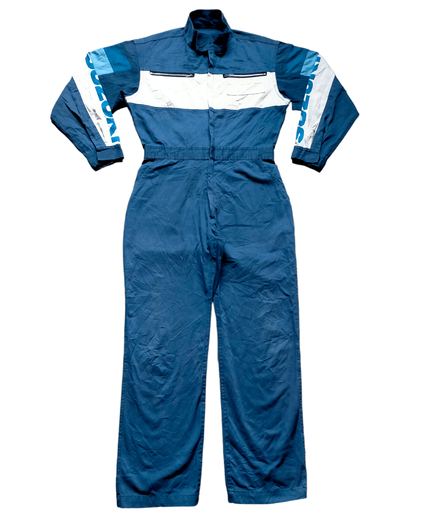 Sports Specialties ⚡Rare Team Suzuki Jumpsuit Overall Vtg 80s Size US 31 - 9 Thumbnail