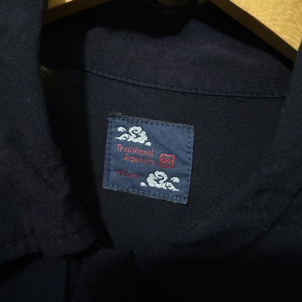 Japanese Brand Vintage japanese traditional dragon open collar shirt Size US M / EU 48-50 / 2 - 9 Thumbnail