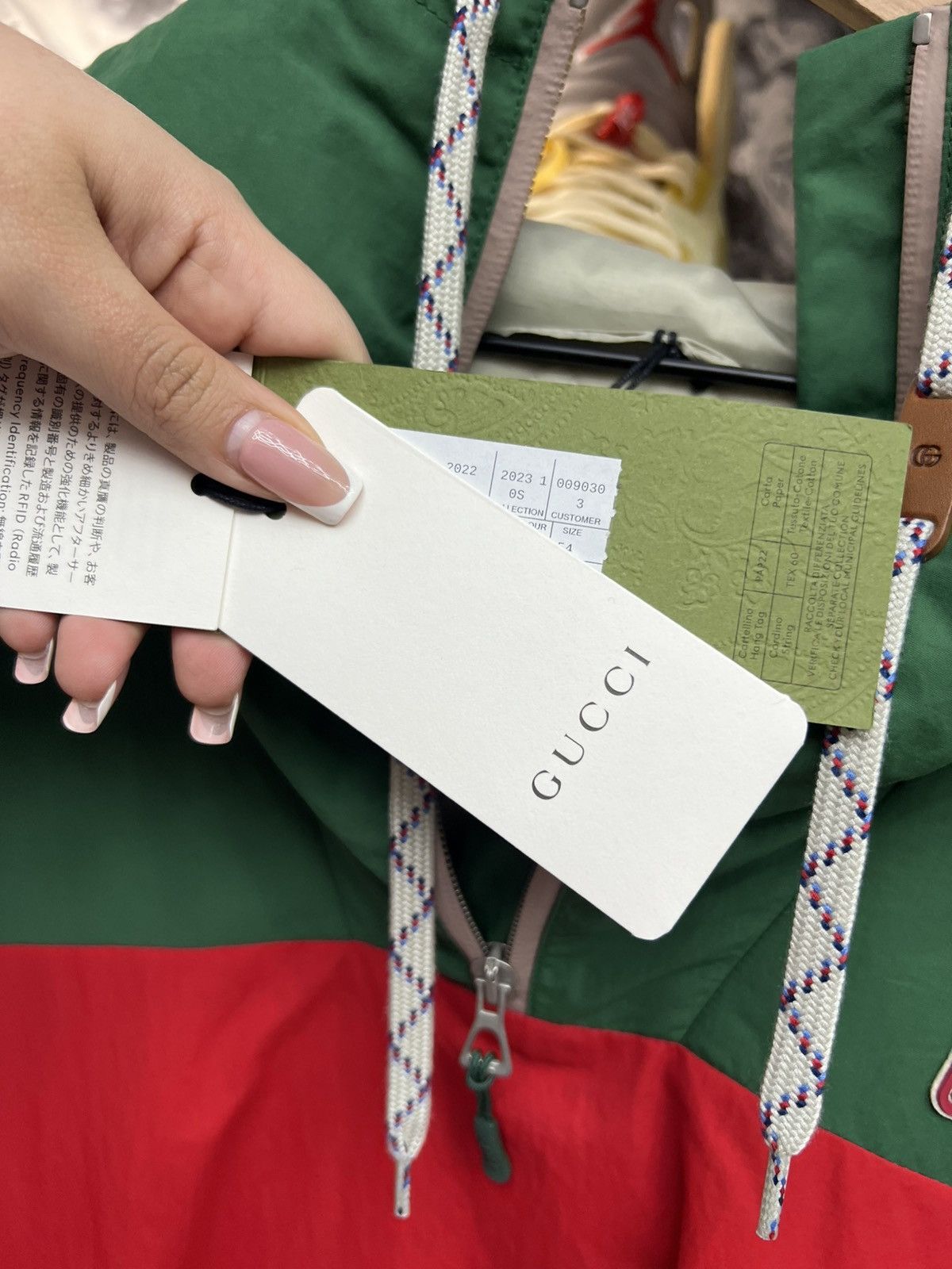Gucci Gucci Anorak Web Logo Jacket Size US XXL / EU 58 / 5 - 10 Thumbnail