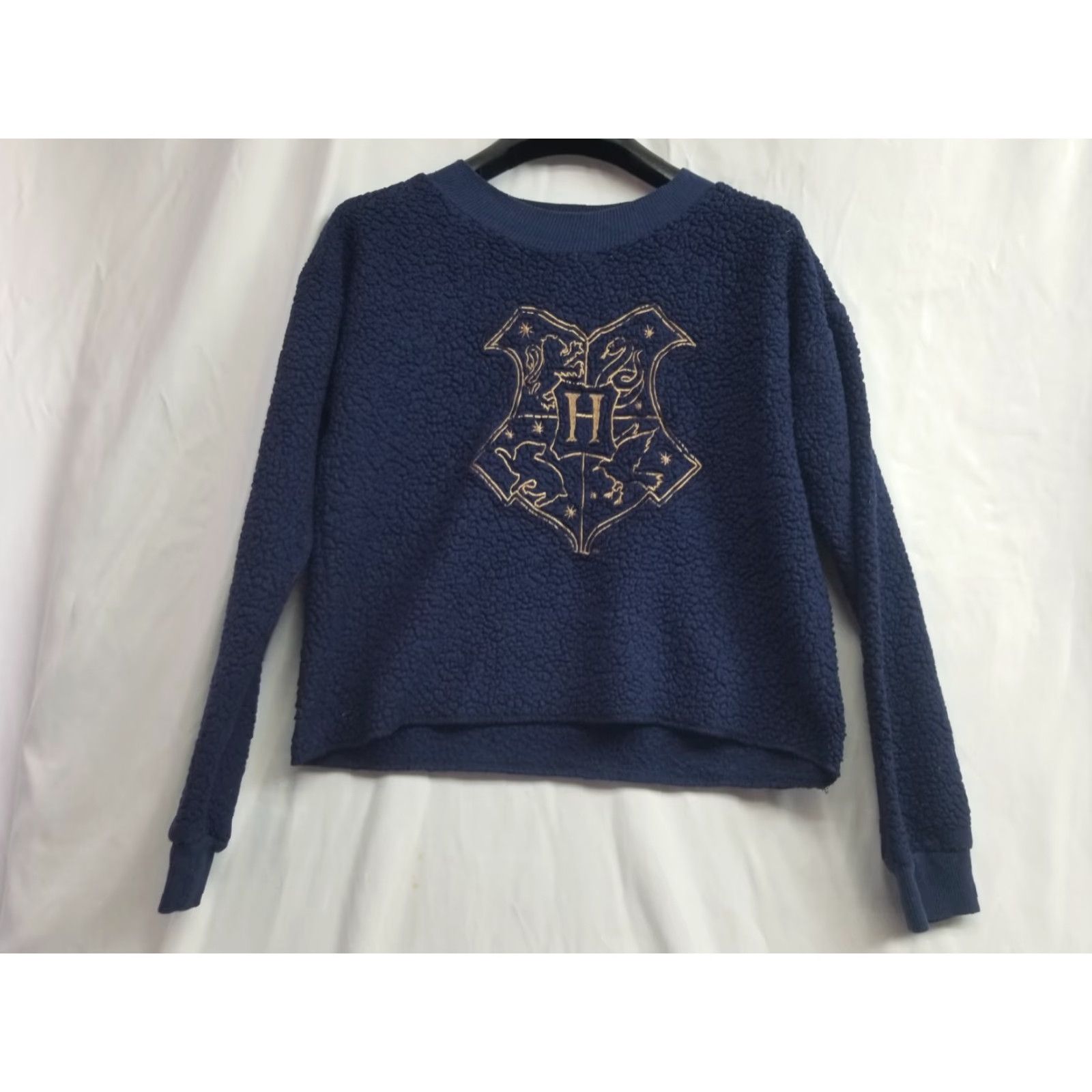 Vintage Harry Potter Pajama Top Sweater Women M Blue Long Sleeve Sleepwear Size M / US 6-8 / IT 42-44 - 2 Thumbnail