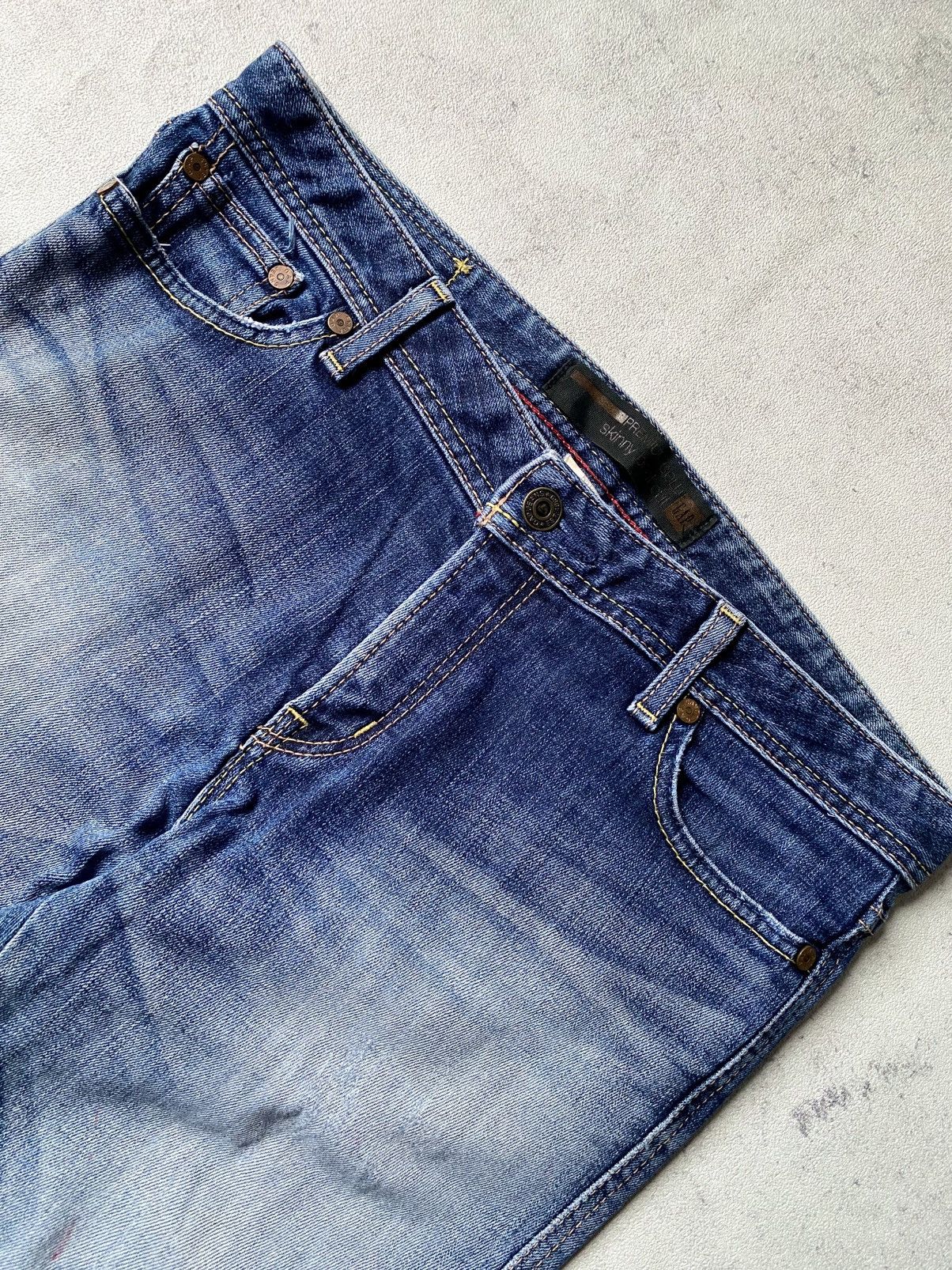 Gap GAP Premium Gold Skinny Boot Cut Jeans Size 30" / US 8 / IT 44 - 7 Thumbnail