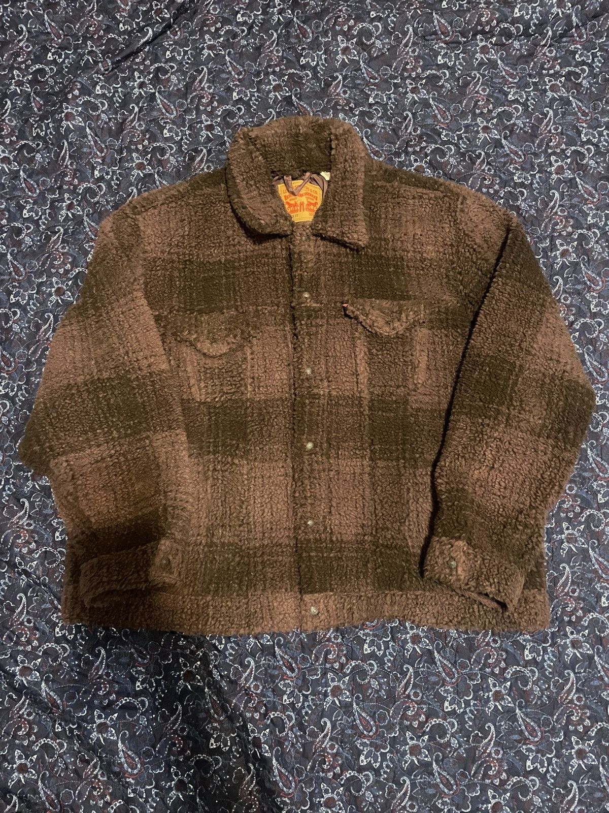 Levi's Levi’s Vintage Cozy Fit Sherpa Jacket Size US XXL / EU 58 / 5 - 1 Thumbnail