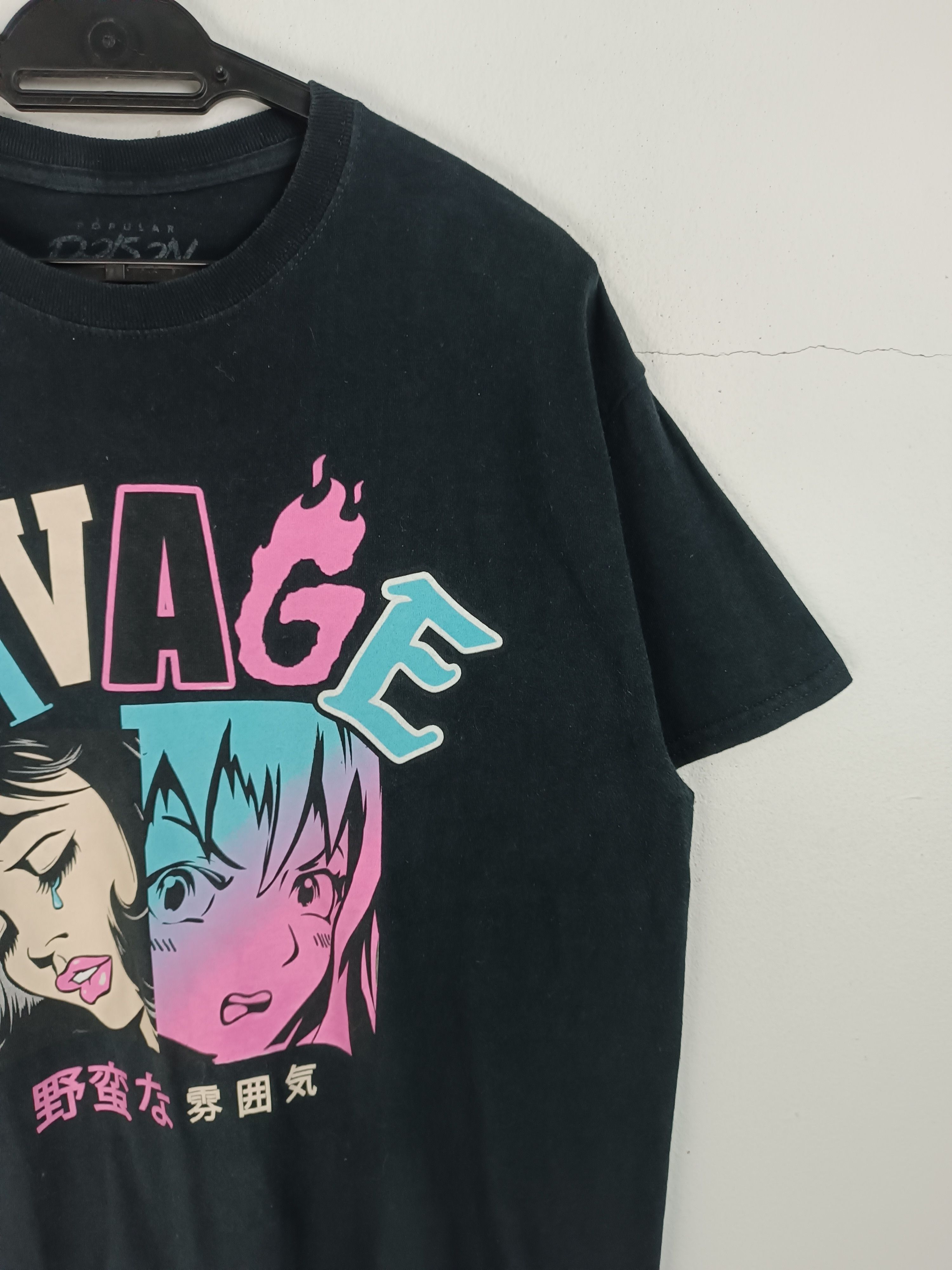 Anime VINTAGE SAVAGE POISON CLOTHING ANIME STYLE CUTE KAWAII TEE Size US M / EU 48-50 / 2 - 6 Thumbnail