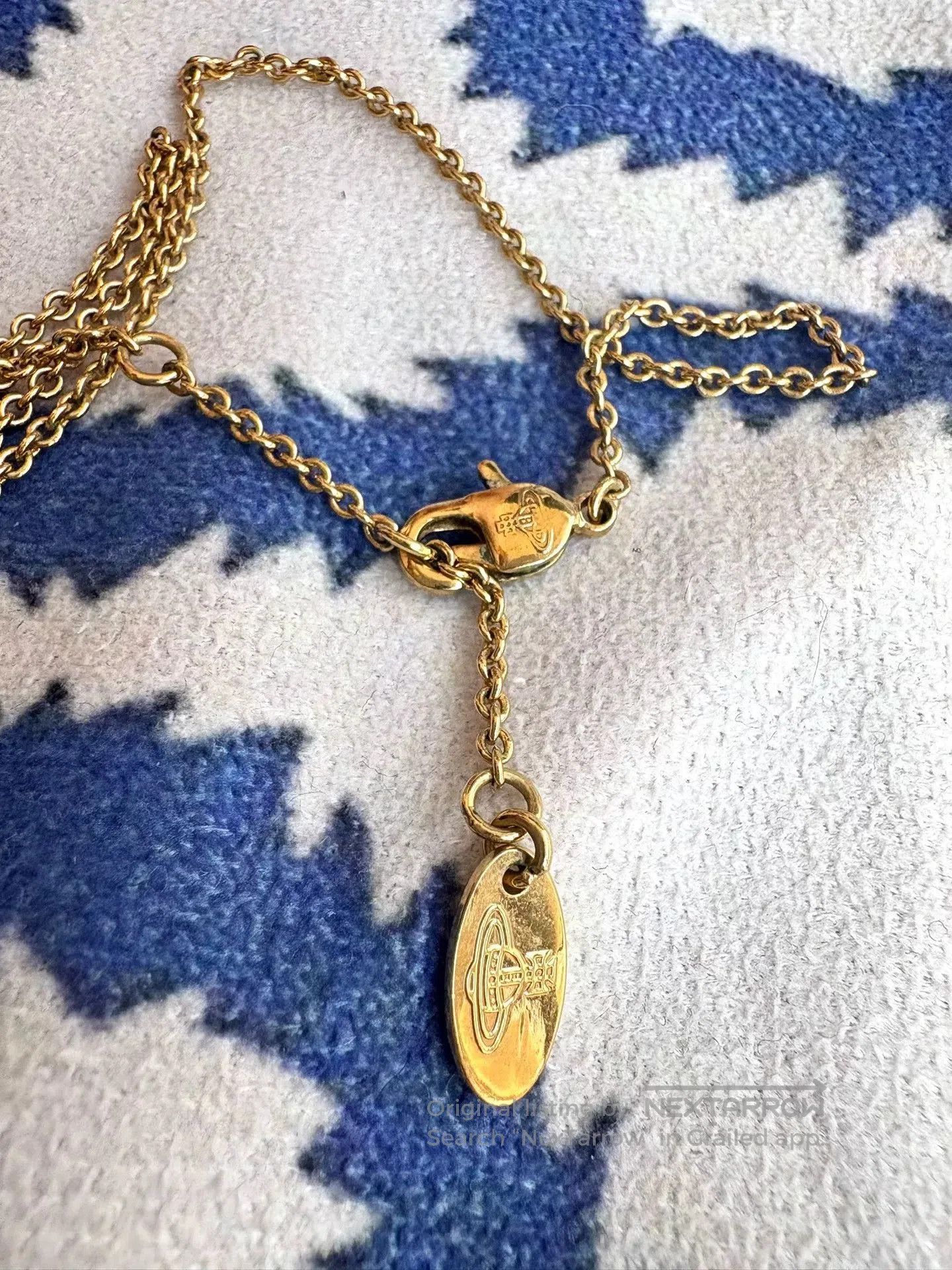 Vivienne Westwood Vivienne Westwood Pink Saturn Orb Pendant. Size ONE SIZE - 8 Thumbnail