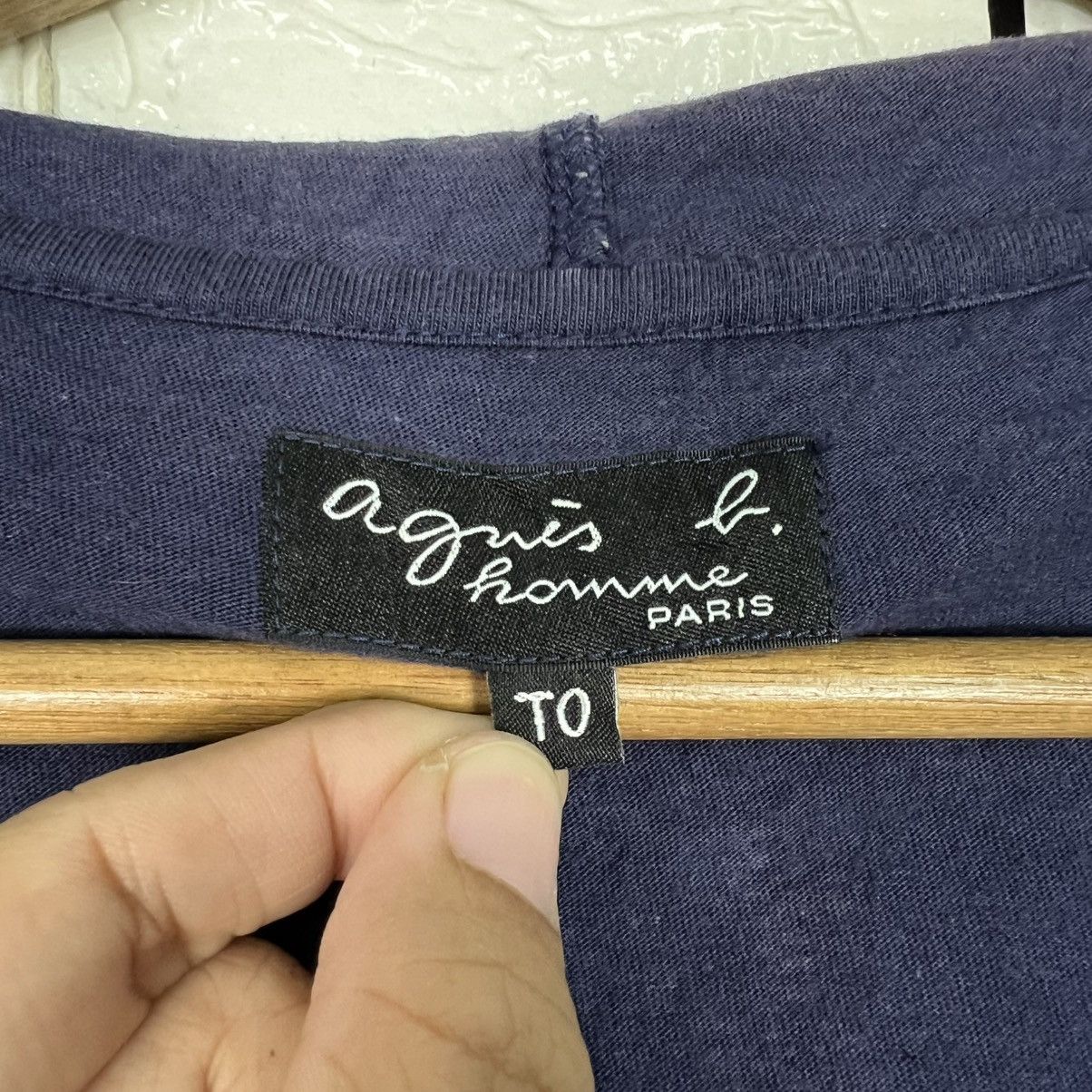 agnes b. Vintage AGNES B. HOMME Zipper Hoodie Sweatshirt #4105-C187 Size US S / EU 44-46 / 1 - 14 Thumbnail