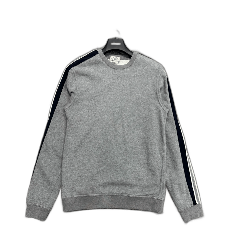 Hermes Hermes Gray Sweatshirt with Stripes-yf Size US S / EU 44-46 / 1 - 1 Thumbnail