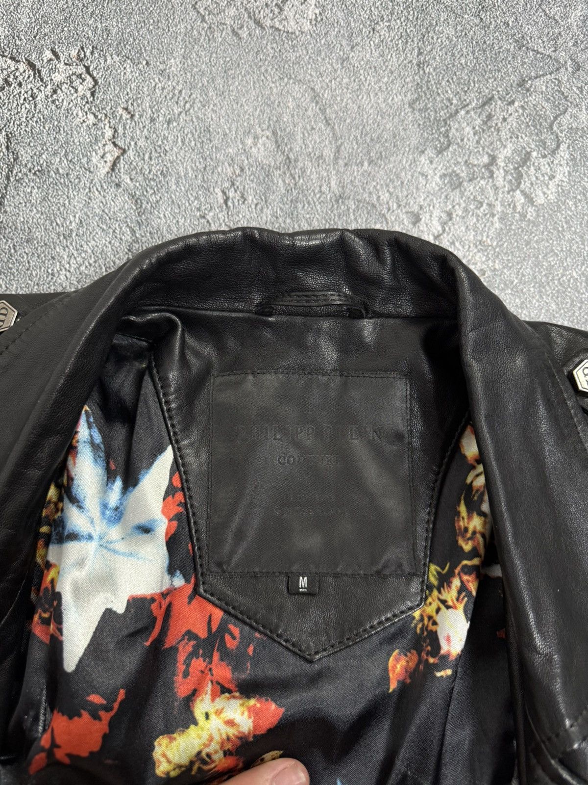 Philipp Plein Philipp Plein Couture Leather Biker Jacket Size M Size M / US 6-8 / IT 42-44 - 13 Thumbnail