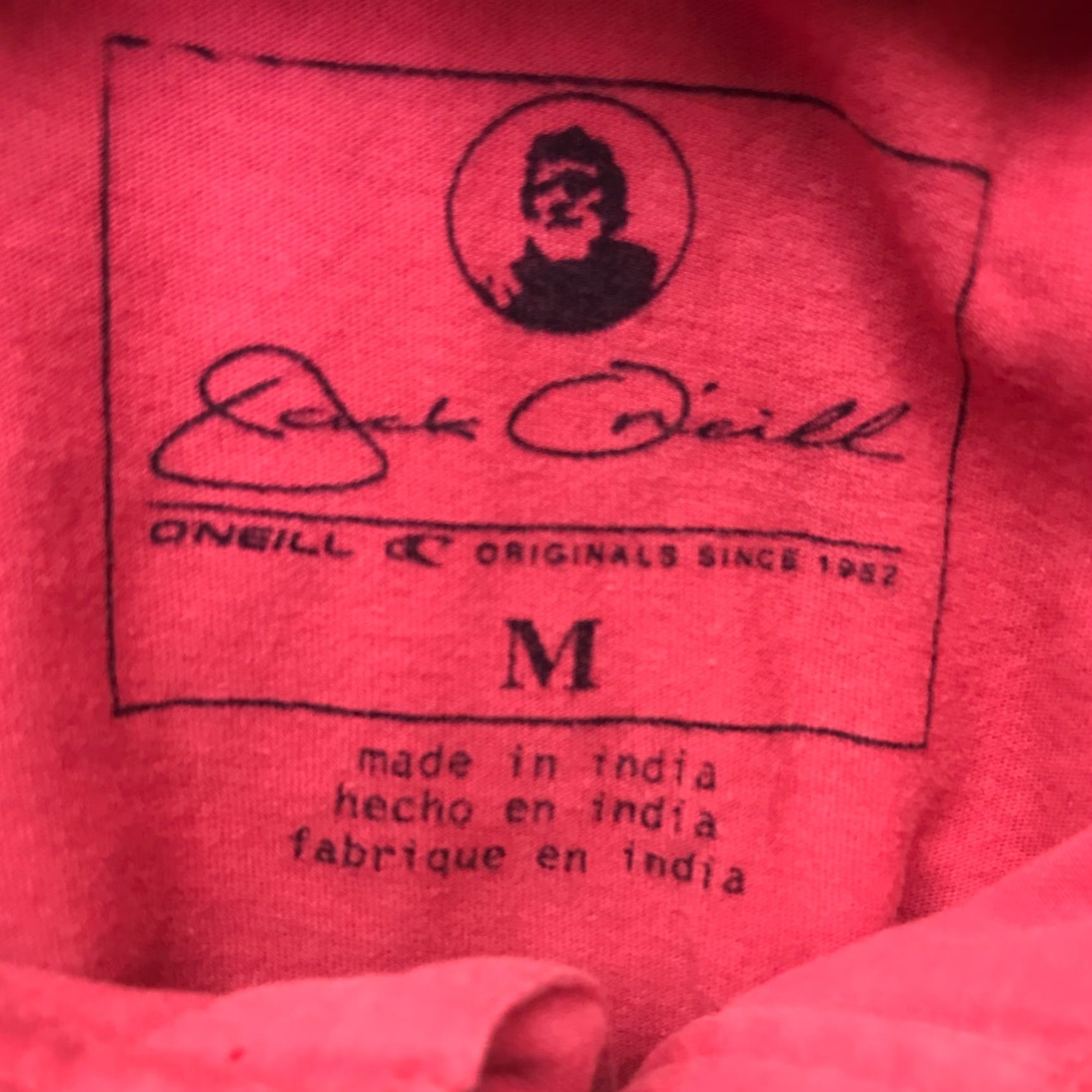 O'Neill Jack O'Neill Shirt Medium Red Golf Polo Embroidered Logo Mens Size US M / EU 48-50 / 2 - 7 Thumbnail