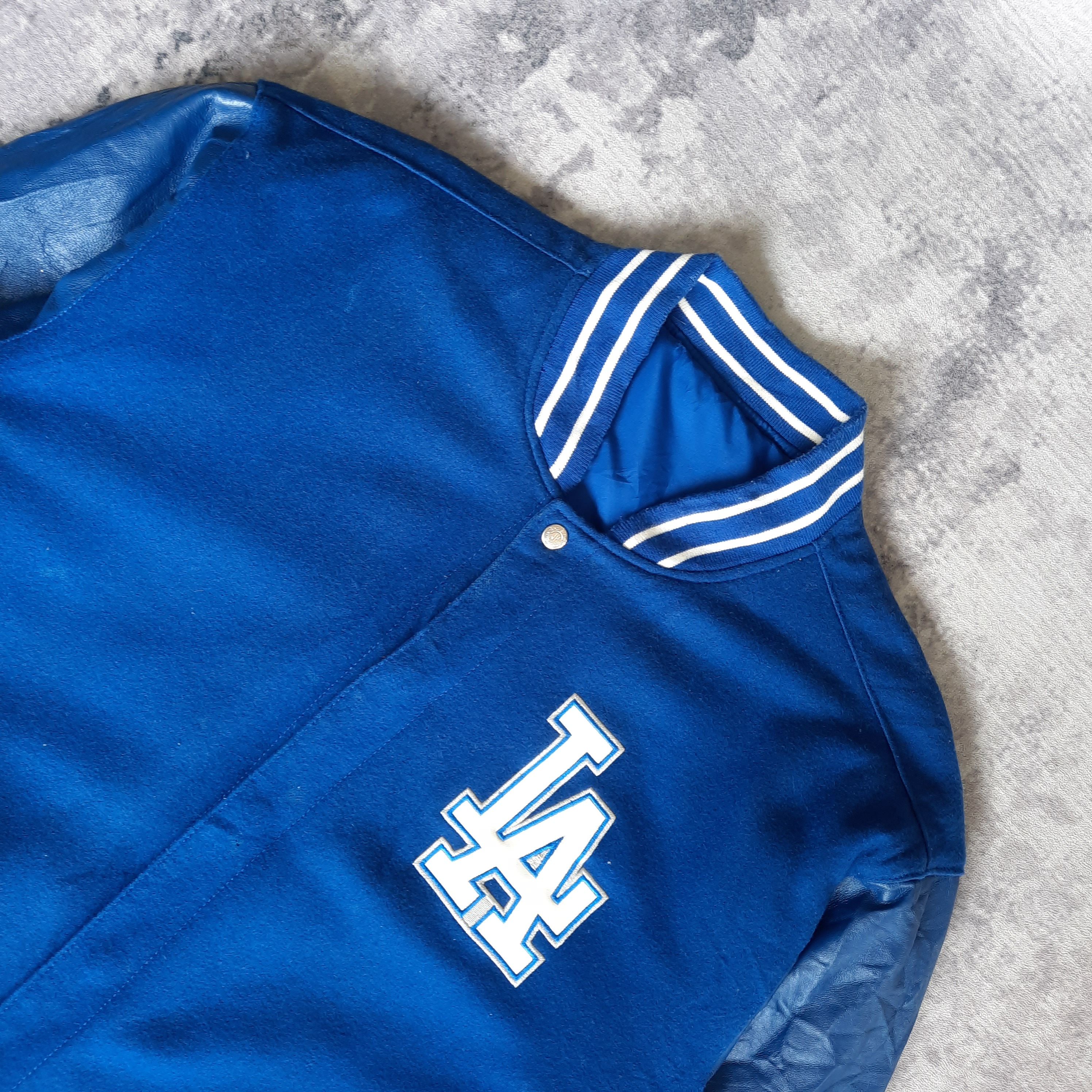 Jeff Hamilton 🌟Vintage La dodgers distressed reversible baseball jacket Size US XL / EU 56 / 4 - 3 Thumbnail