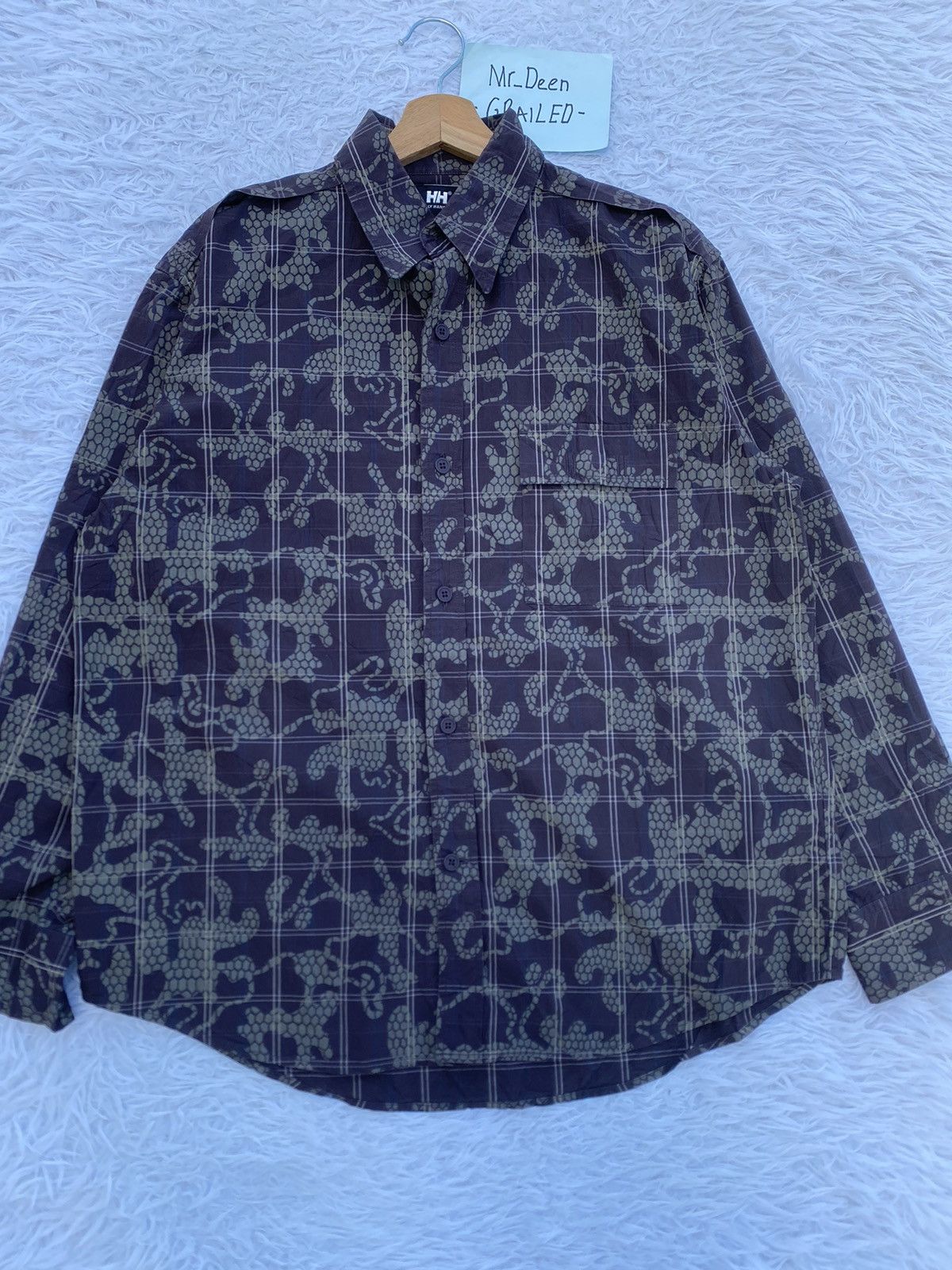 Helly Hansen Rare Helly Hansen Camo Button Ups Shirt Size US M / EU 48-50 / 2 - 4 Thumbnail