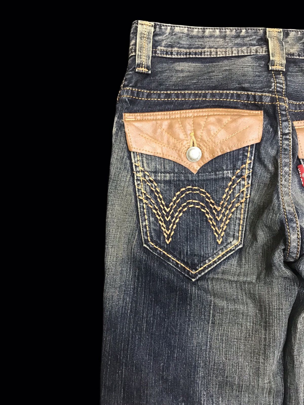 Edwin 💥FLARE💥ARCHIVAL EDWIN WSTERNER DOPE FADES FLARE DENIM F181 Size US 30 / EU 46 - 11 Thumbnail