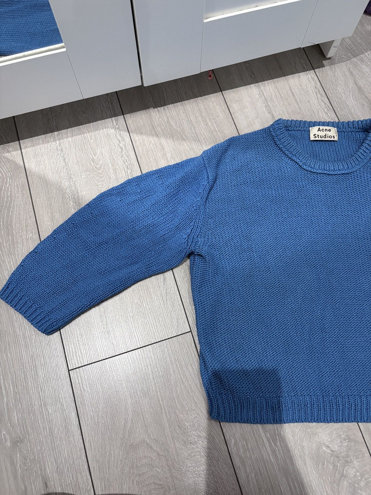 Acne Studios Acne Studios knit blue shorter sleeves Size S / US 4 / IT 40 - 3 Thumbnail