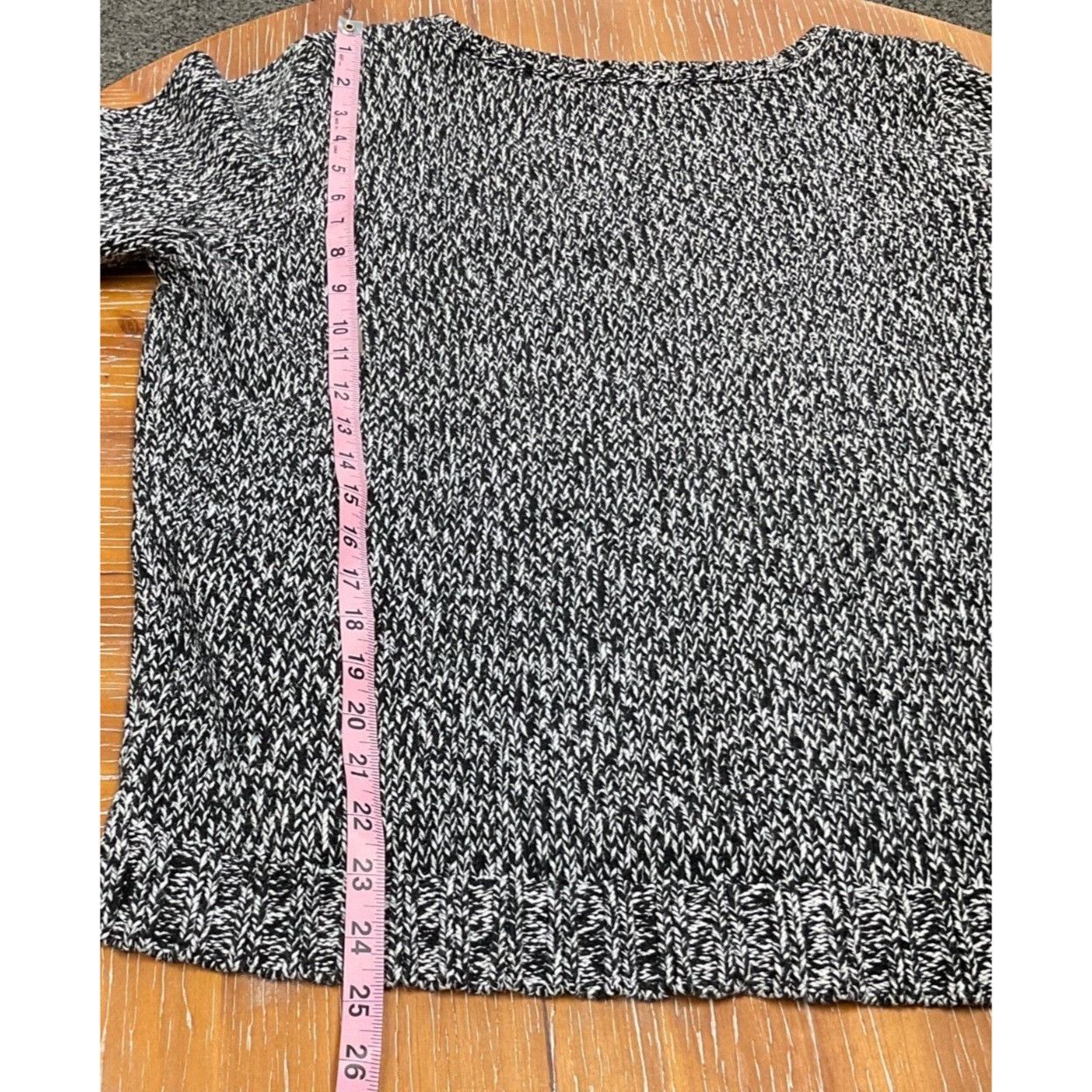 Liz Claiborne Liz Claiborne Black & White Knit Sweater XL Cotton Blend Wom Size XL / US 12-14 / IT 48-50 - 5 Thumbnail