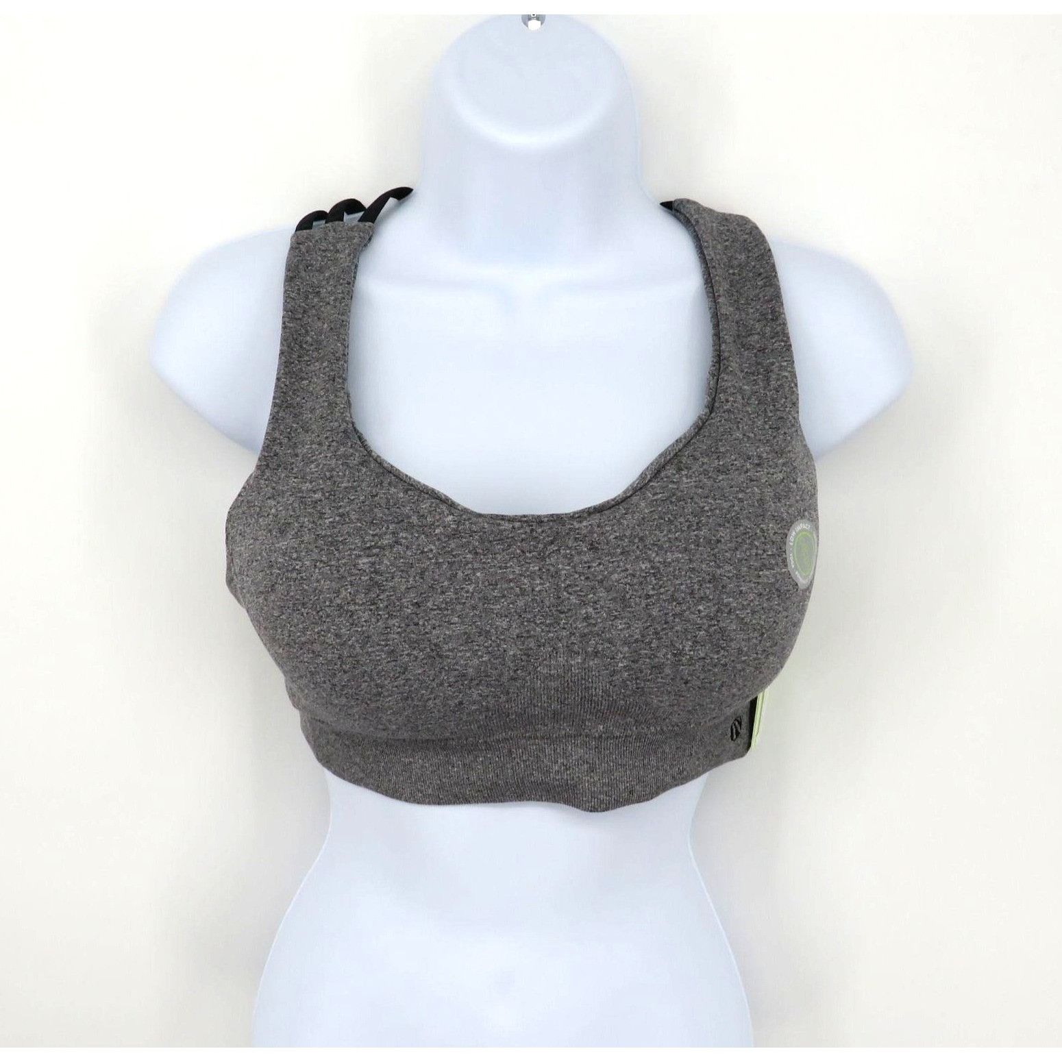 Other Marika Sport Women's Heather Gray Sports Strappy Back L 36C Size ONE SIZE - 1 Thumbnail