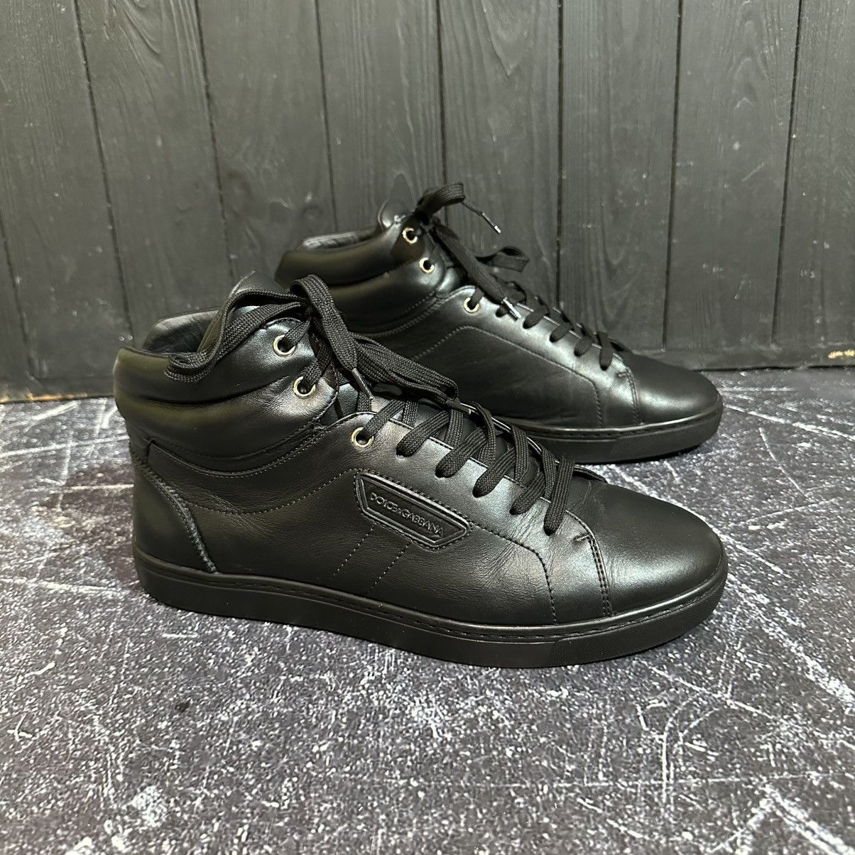 Dolce & Gabbana DOLCE & GABBANA Men’s Leather HITOP Shoes size 7.5 UK 26.5cm Size US 8.5 / EU 41-42 - 3 Thumbnail