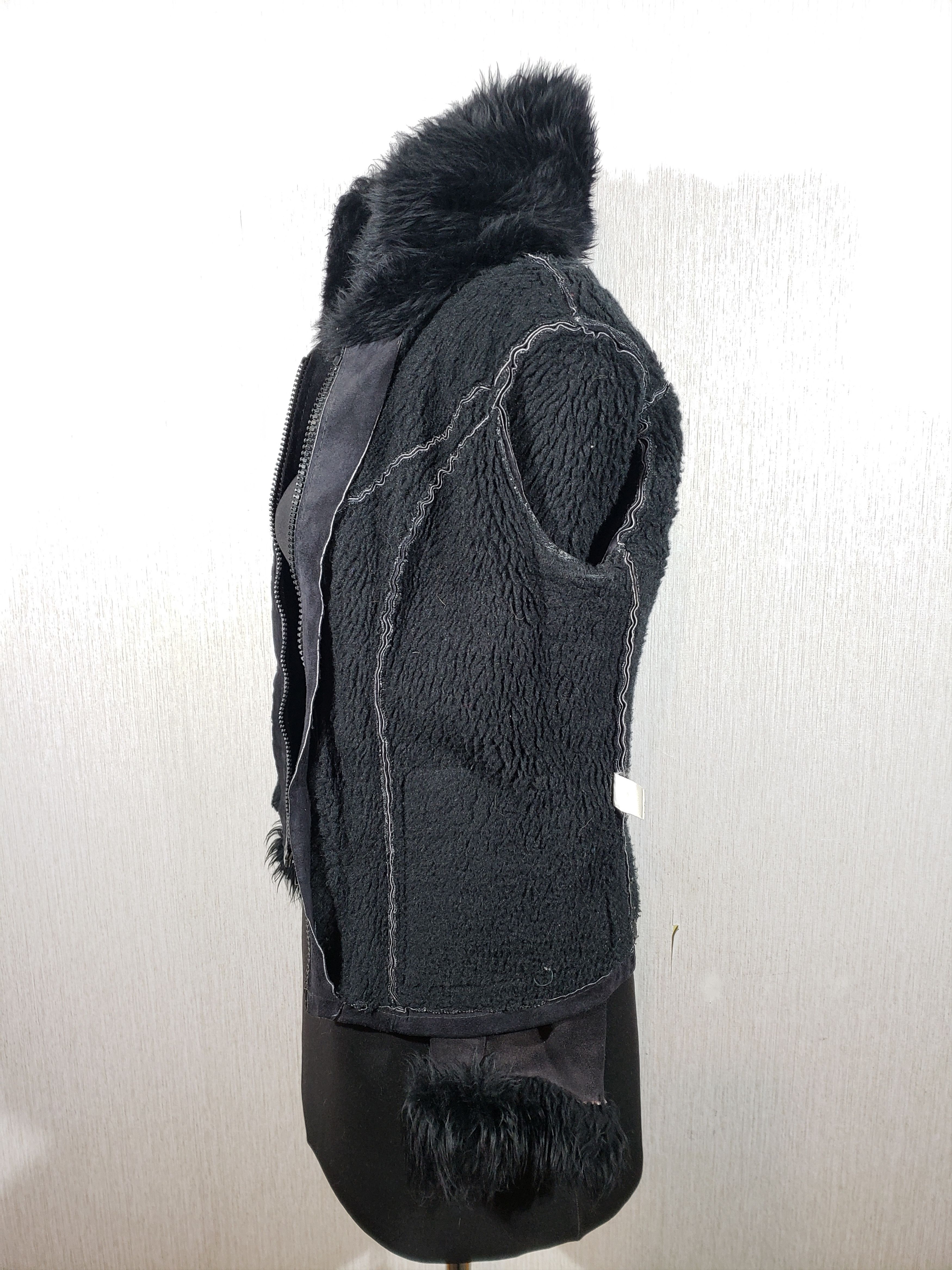 Genuine Leather Beautiful black women's leather jacket. Size M / US 6-8 / IT 42-44 - 8 Thumbnail