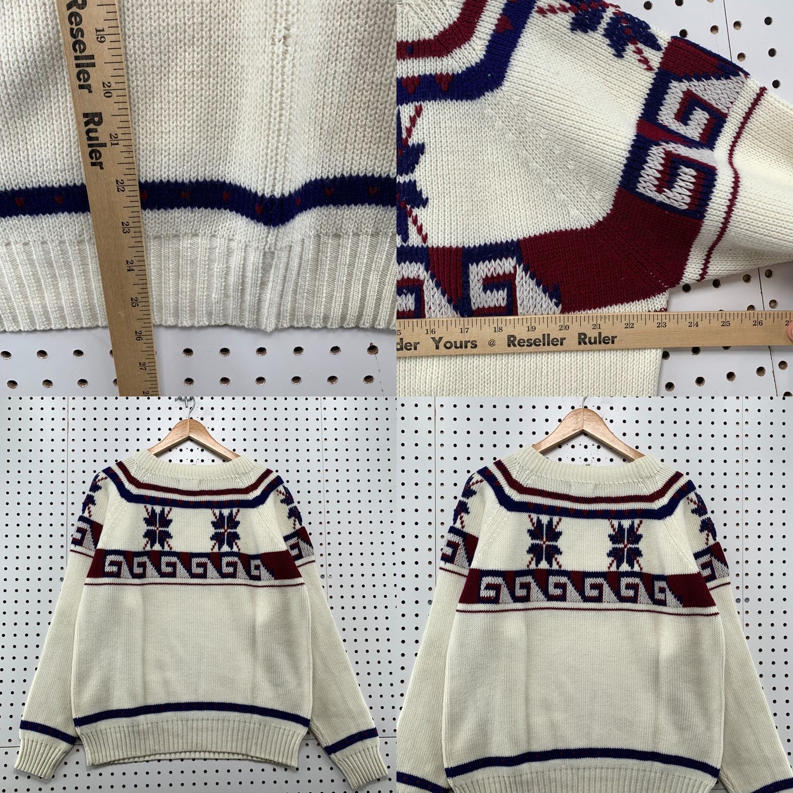 Vintage VINTAGE Richman Brothers Knit Sweater FITS Size Large Men XL Icelandic USA 23x26 Size US L / EU 52-54 / 3 - 8 Thumbnail