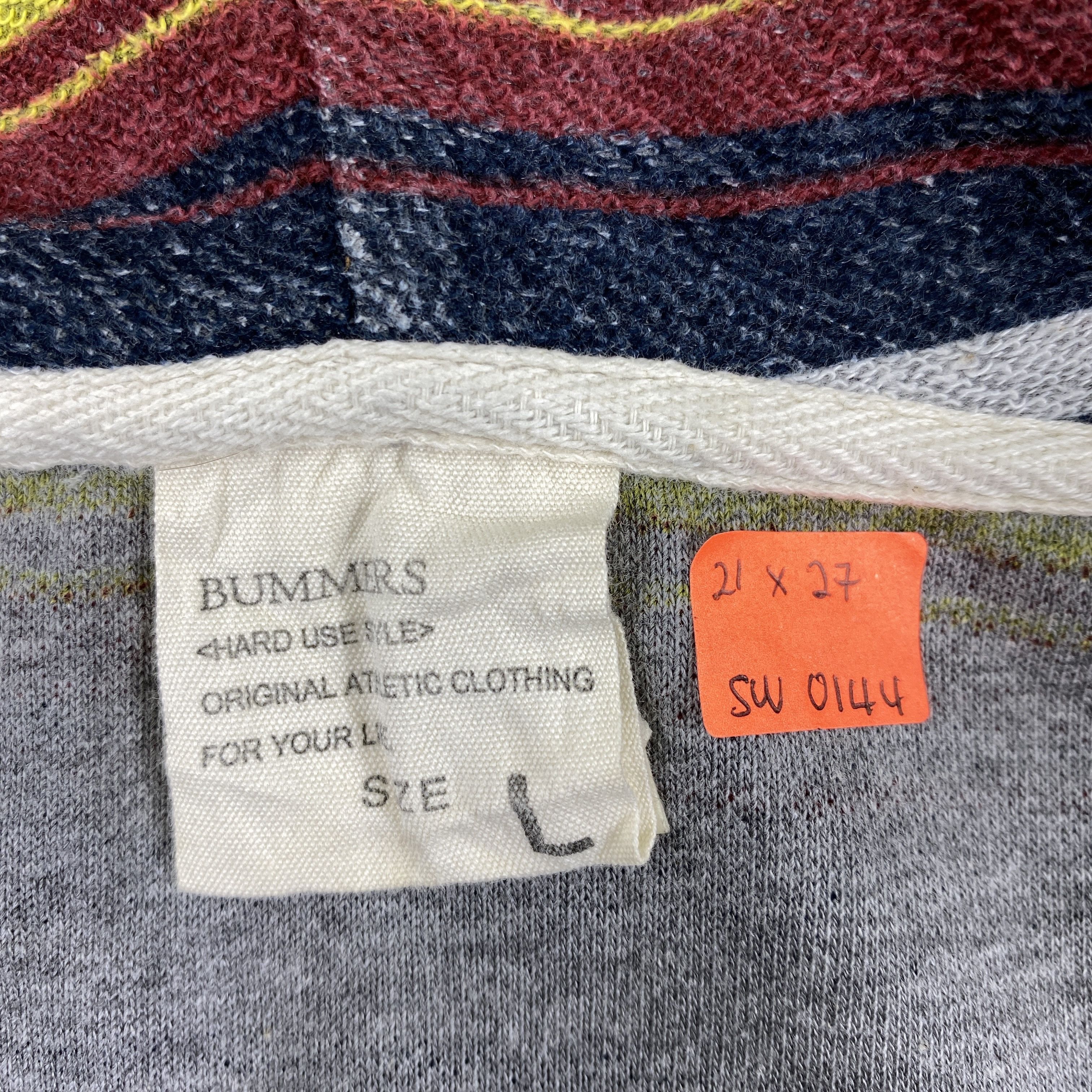 Japanese Brand Bummers Atlethic Sleeveless Hoodie -SW144 Size US M / EU 48-50 / 2 - 5 Thumbnail